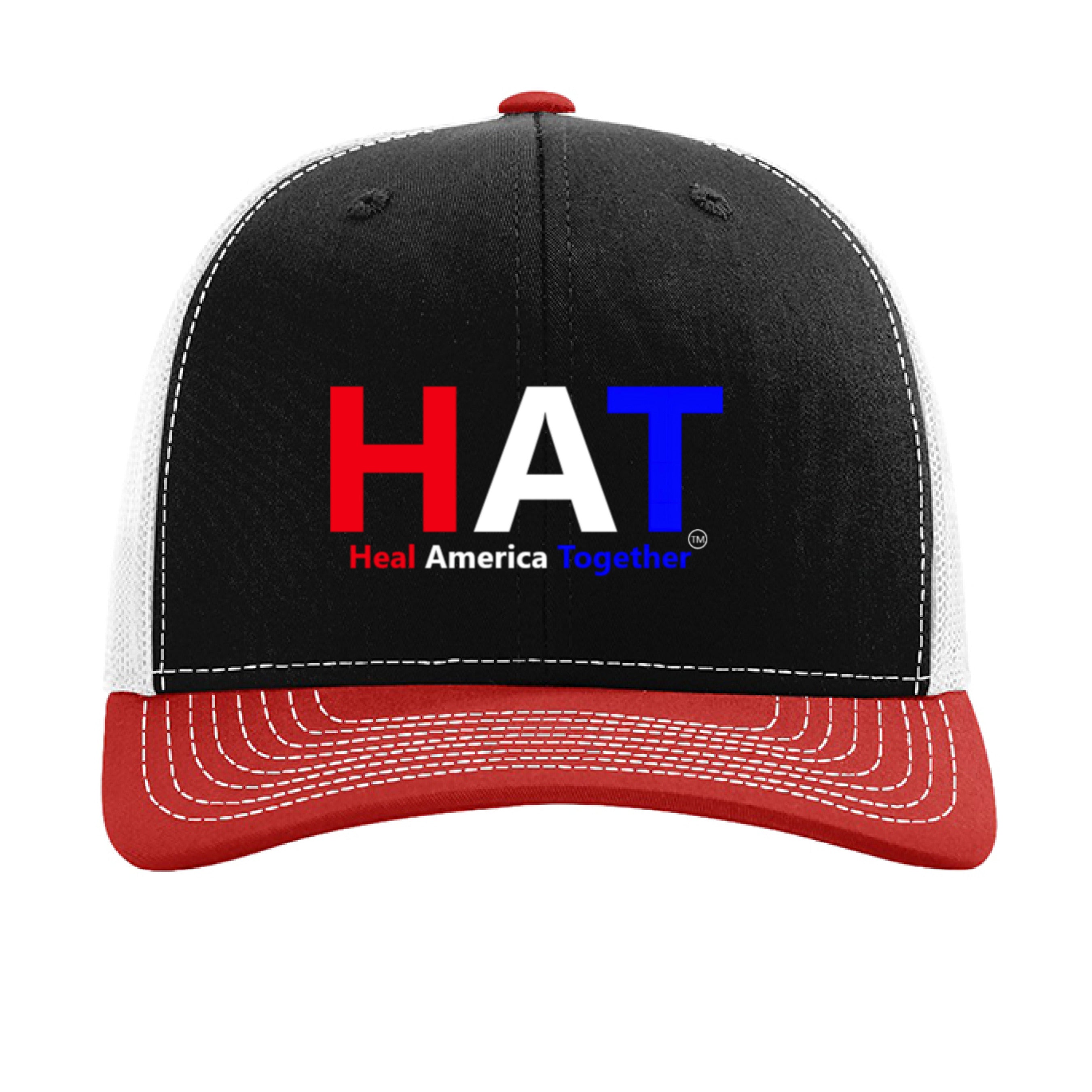 Black/ White/ Red - FRONT