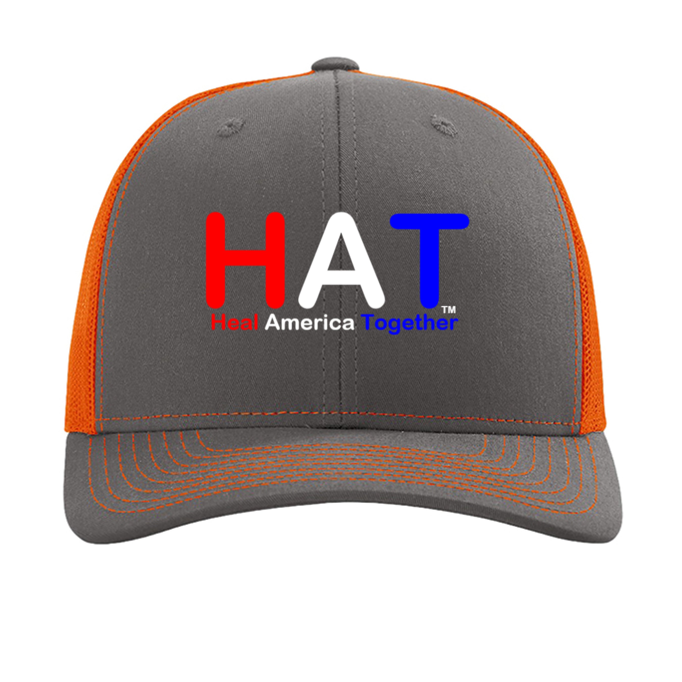 Charcoal/ Orange - FRONT