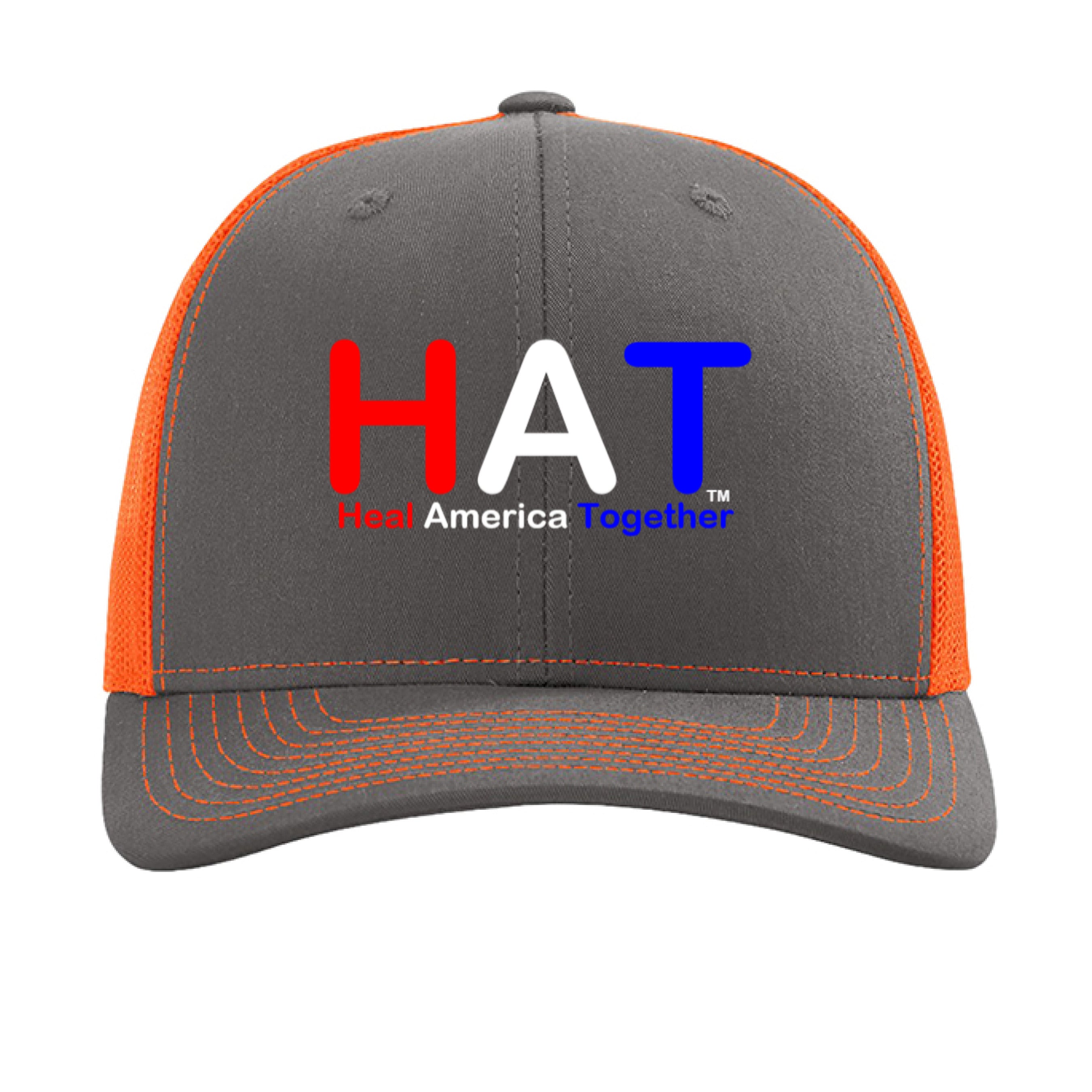 Charcoal/ Neon Orange - FRONT