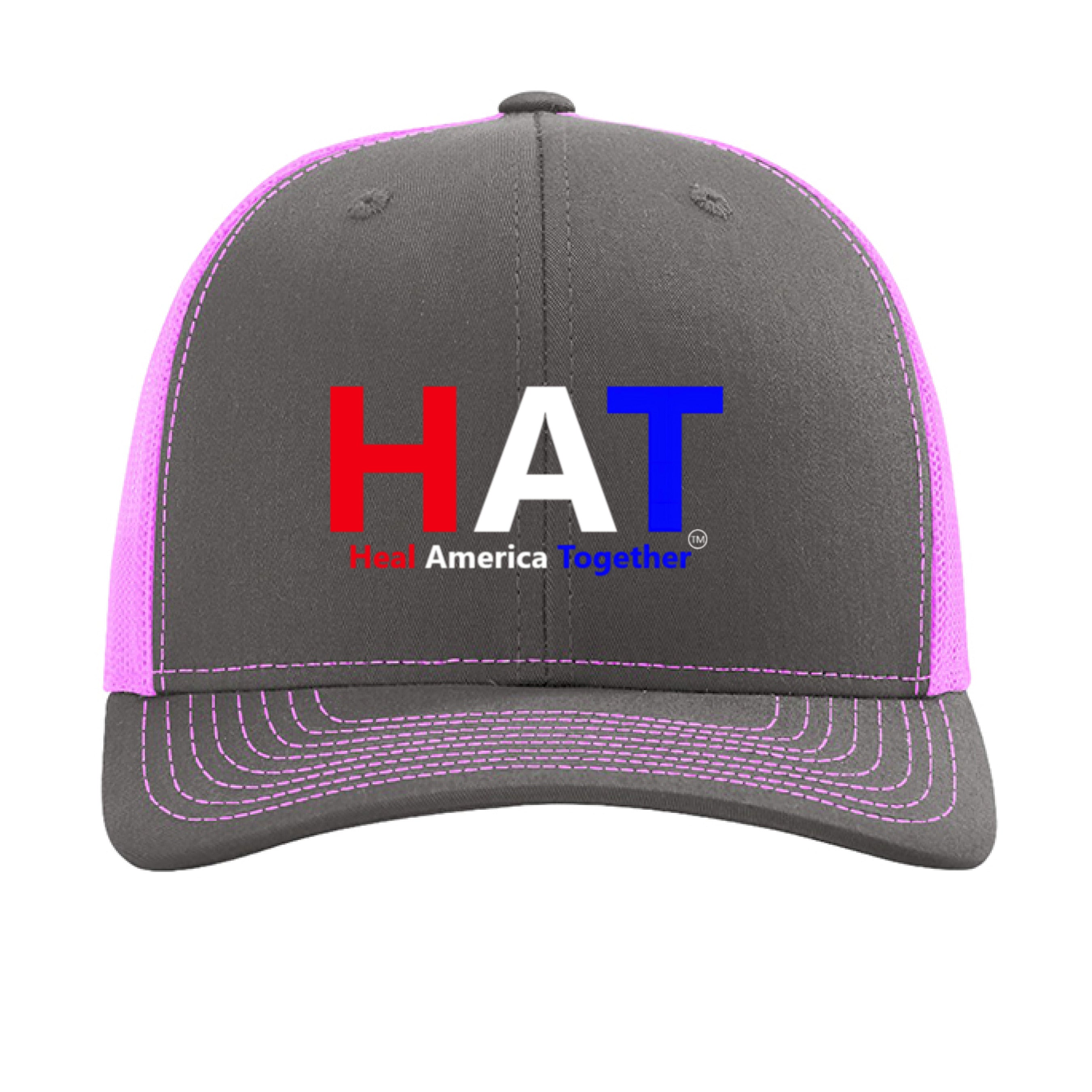 Charcoal/ Neon Pink - FRONT