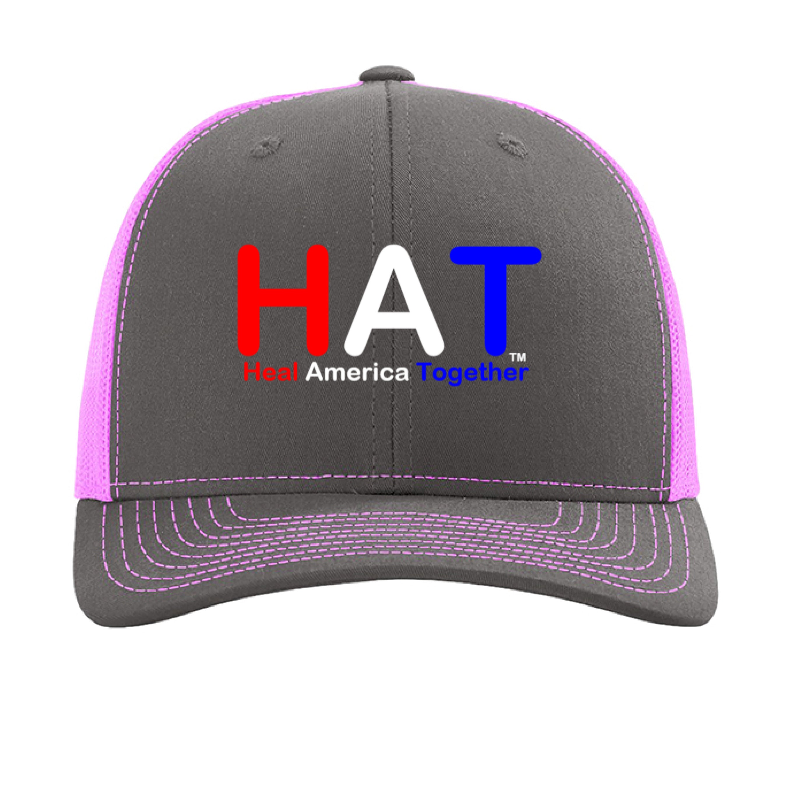 Charcoal/ Neon Pink - FRONT