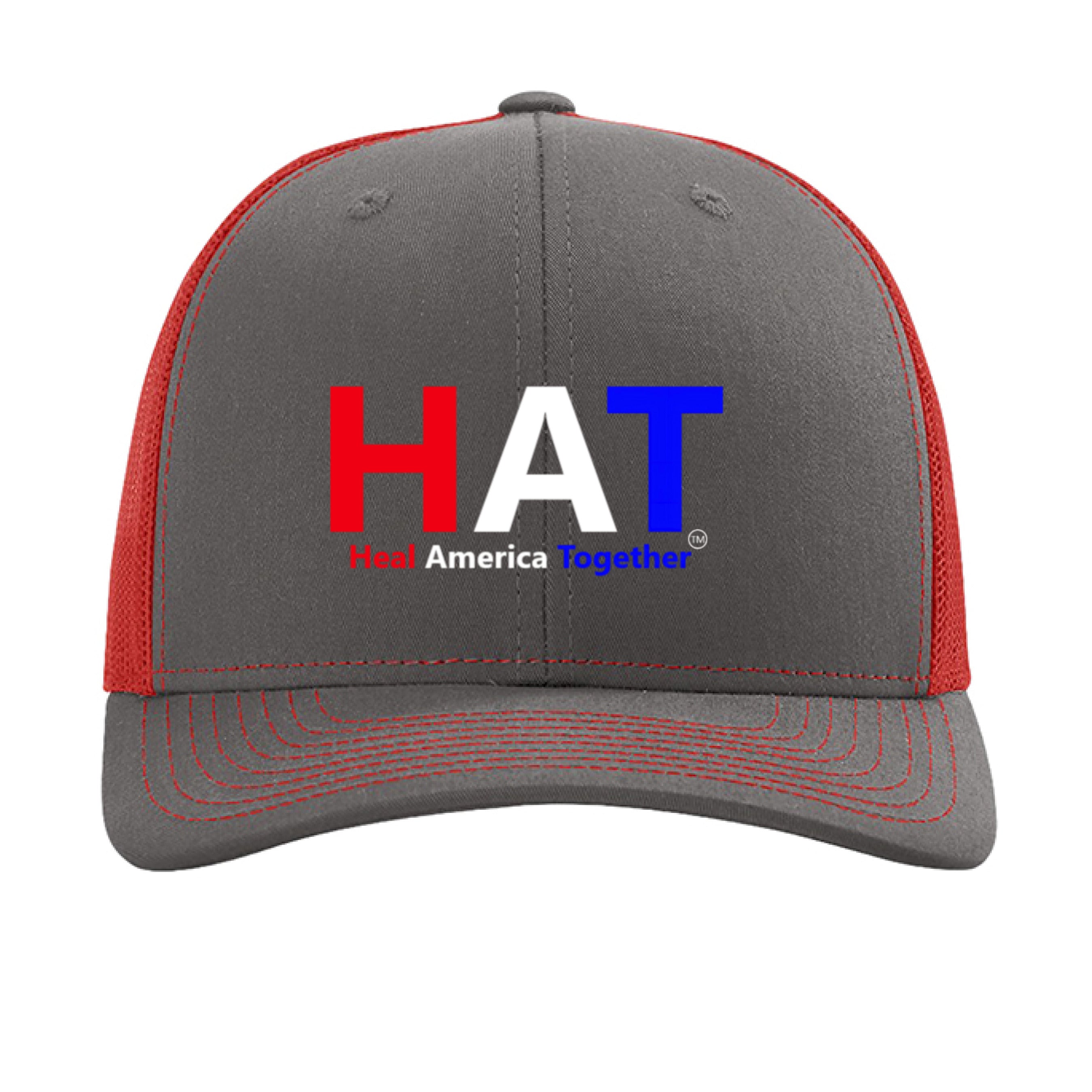 Charcoal/ Red - FRONT