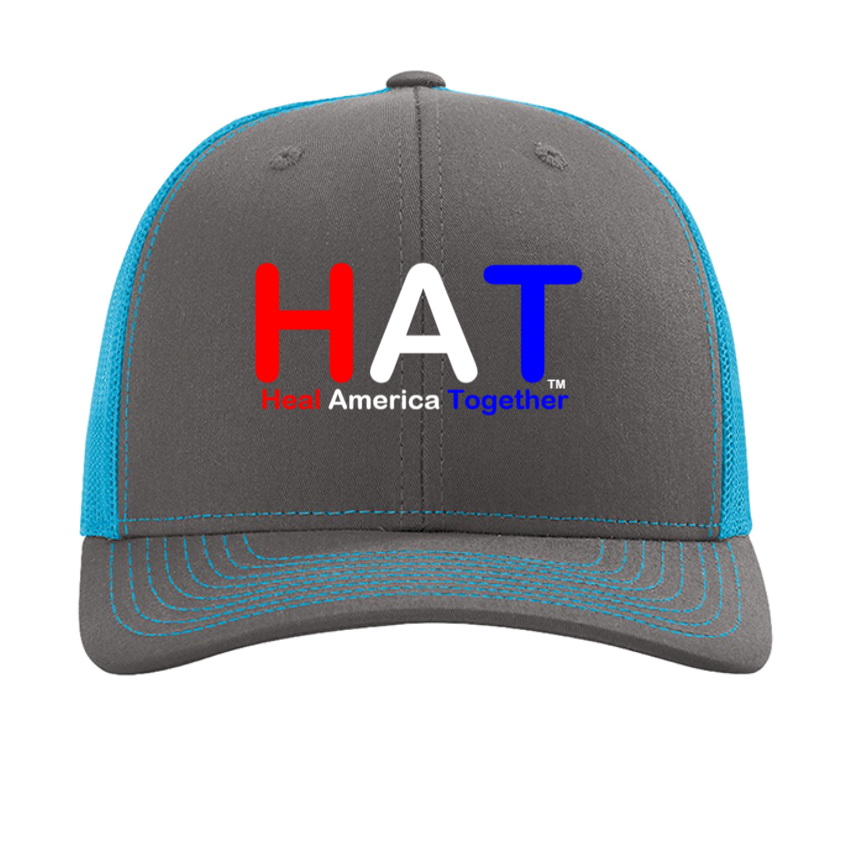 Charcoal/ Neon Blue - FRONT