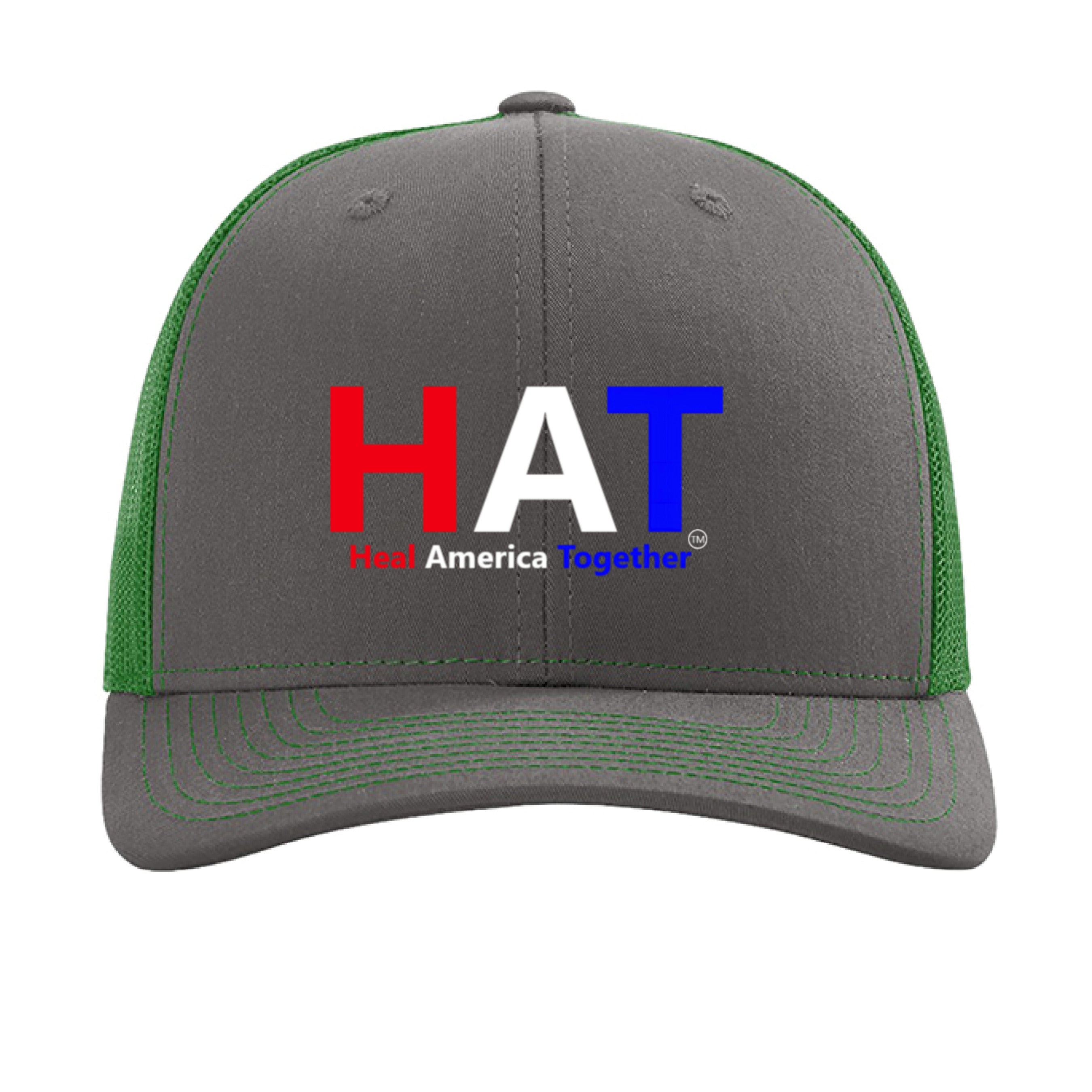 Charcoal/ Kelly - FRONT