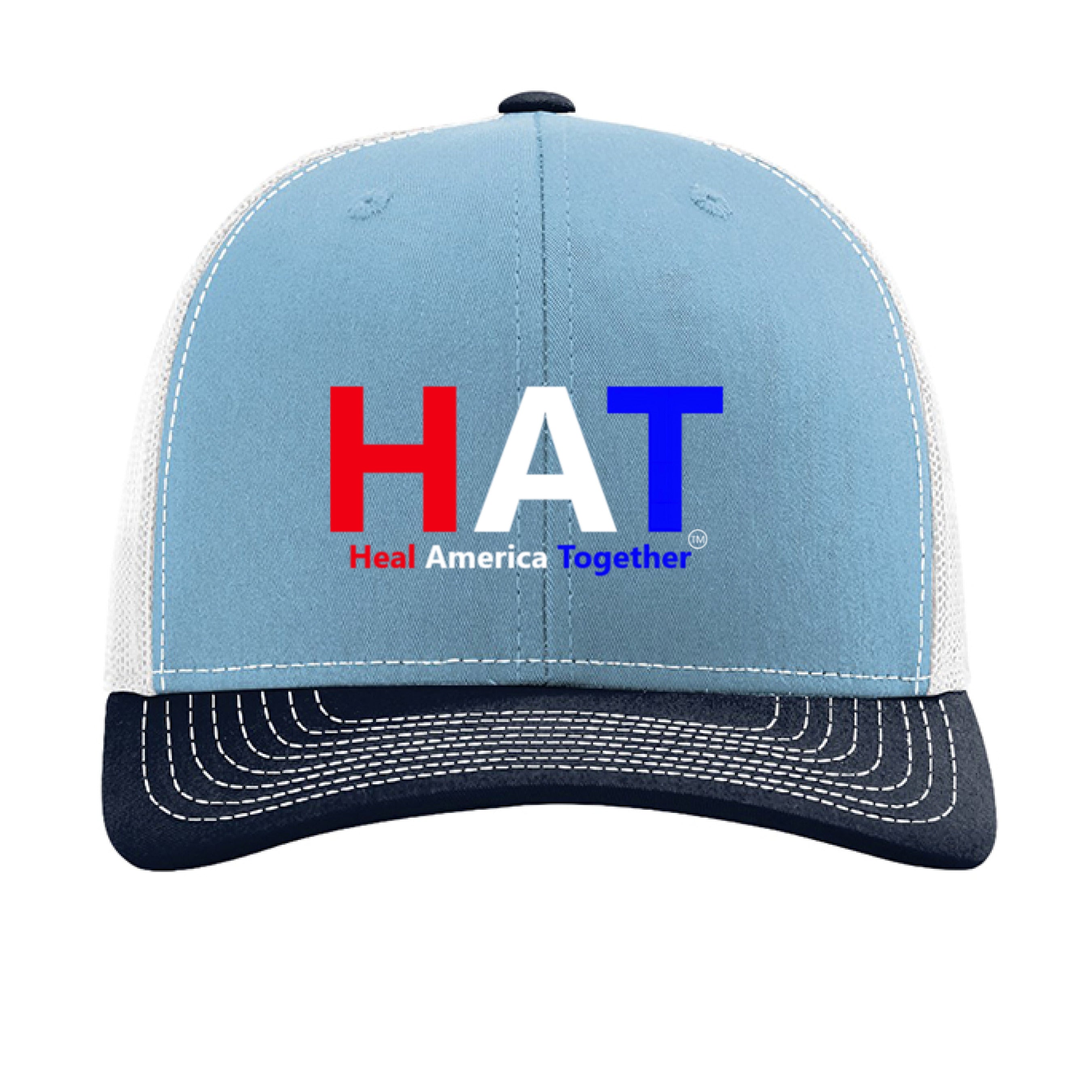 Columbia Blue/ White/ Navy - FRONT