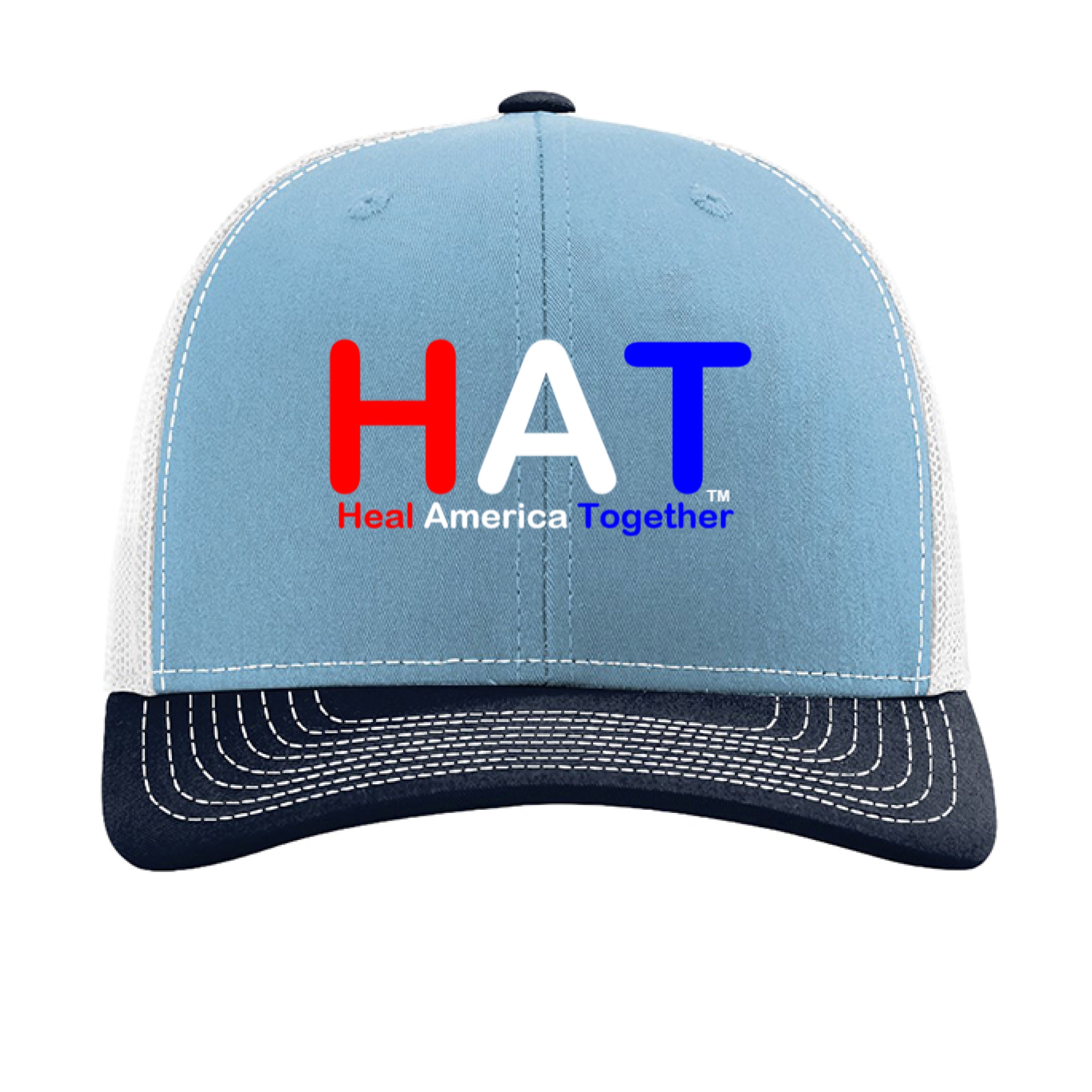 Columbia Blue/ White/ Navy - FRONT