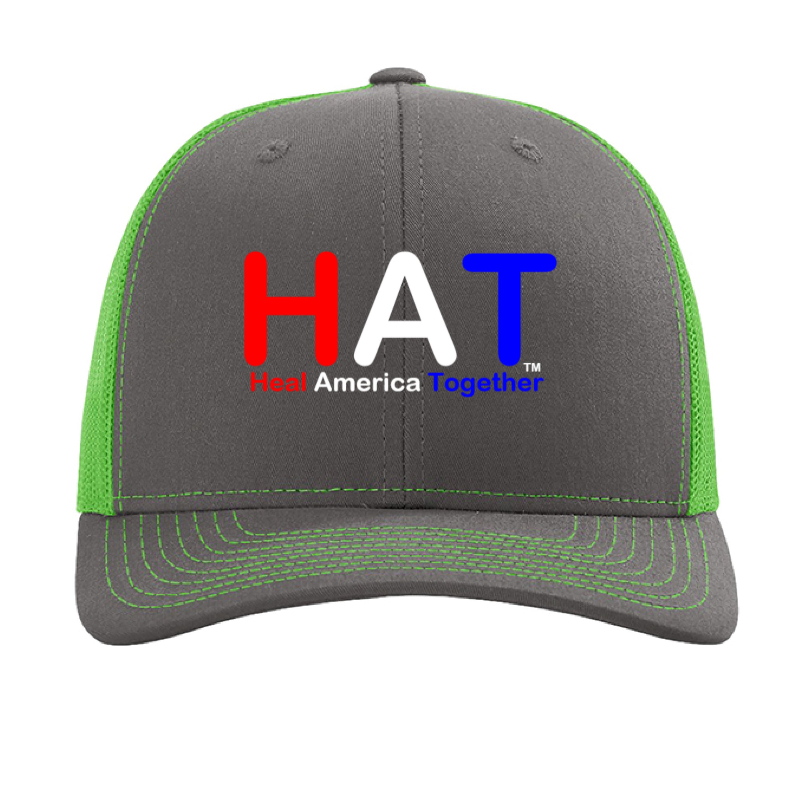 Charcoal/ Neon Green - FRONT