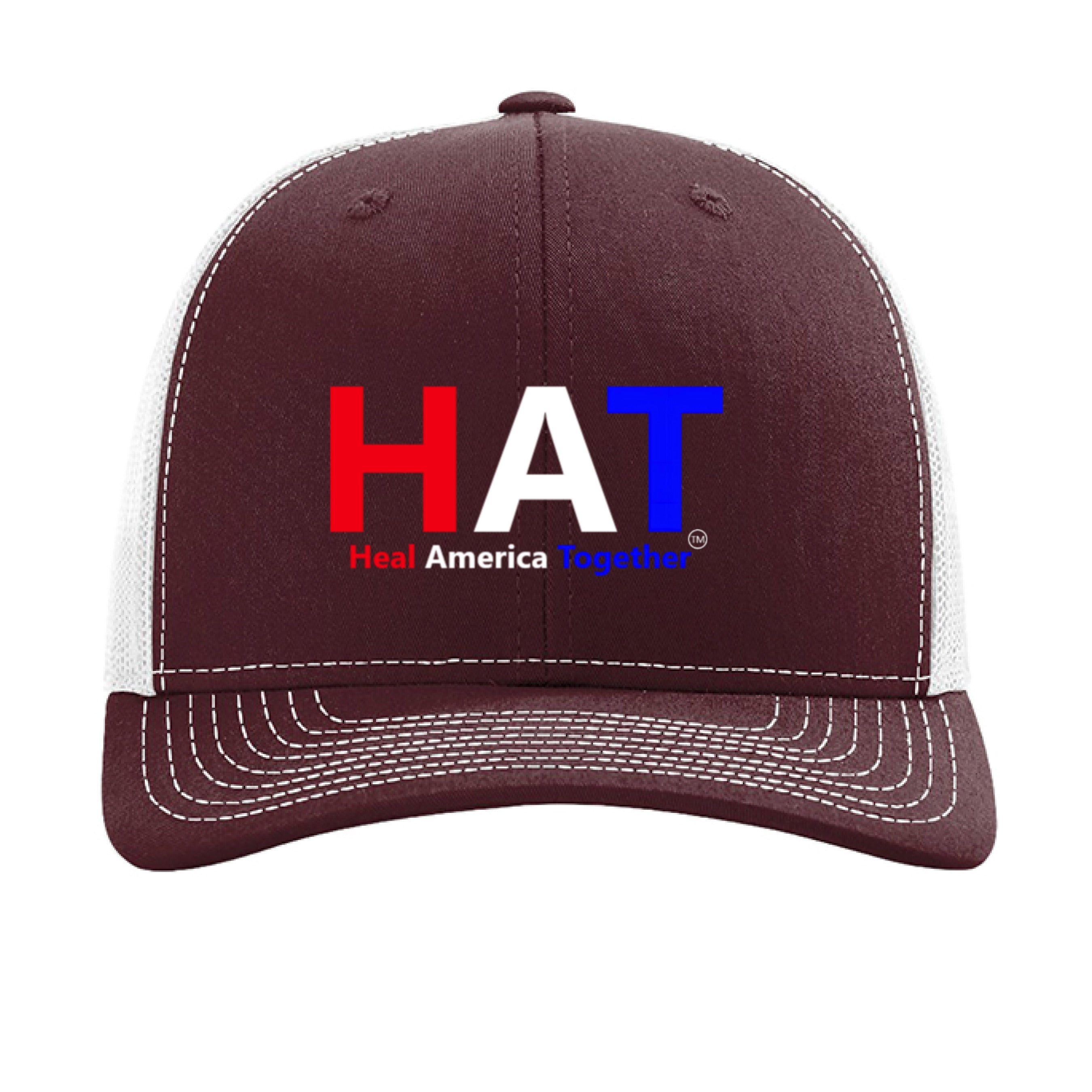 Maroon/ White - FRONT