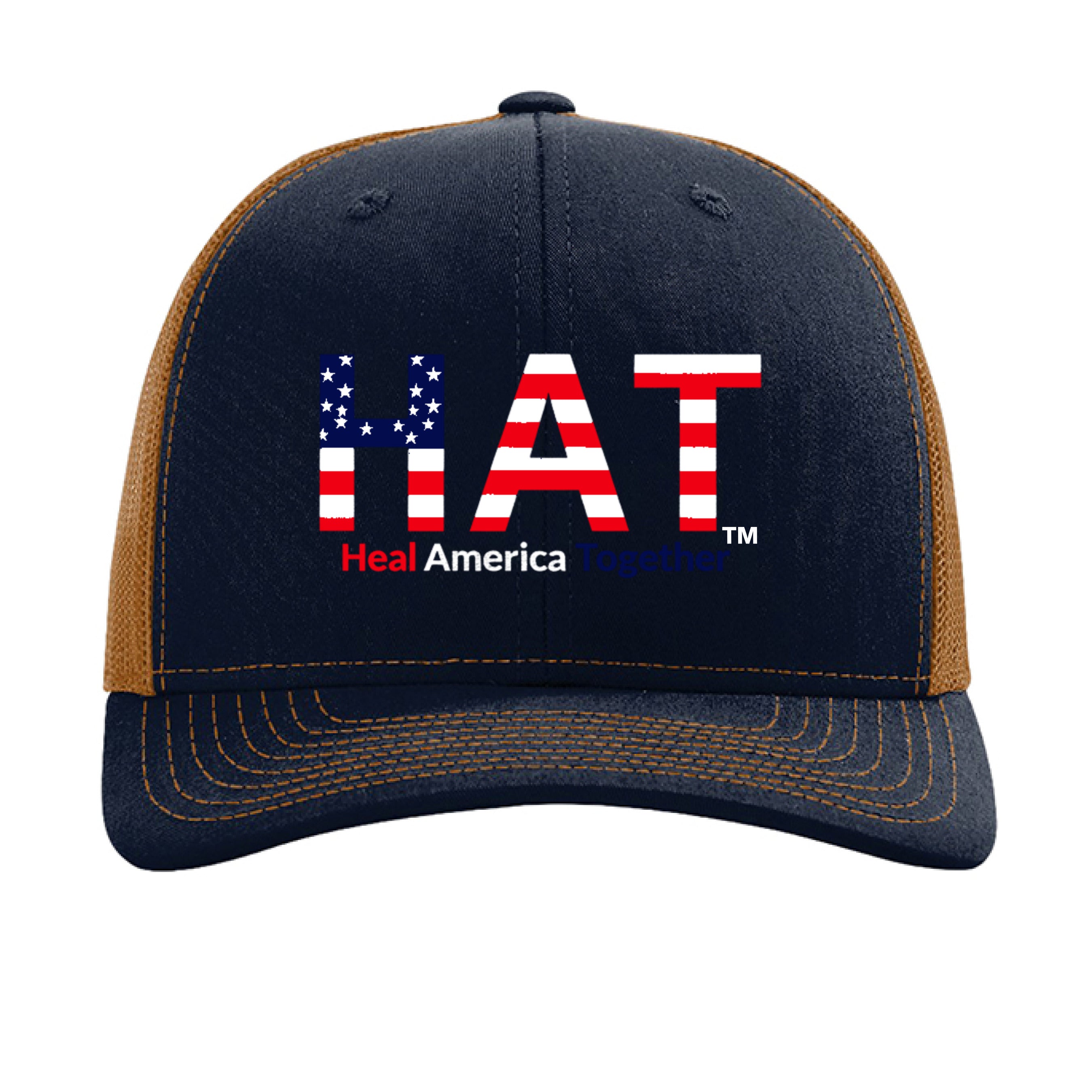 Navy/ Caramel - FRONT