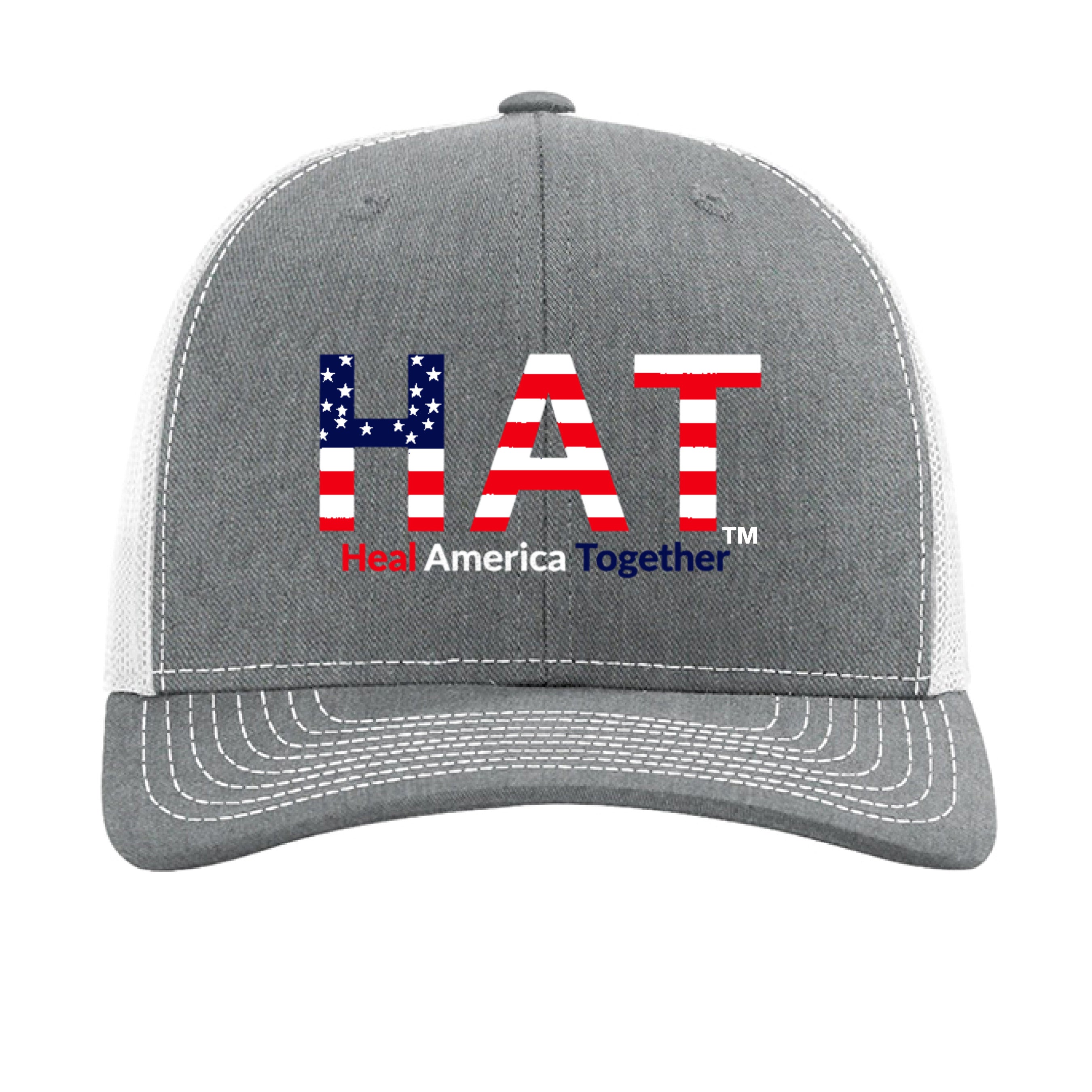 Heather Grey/ White - FRONT