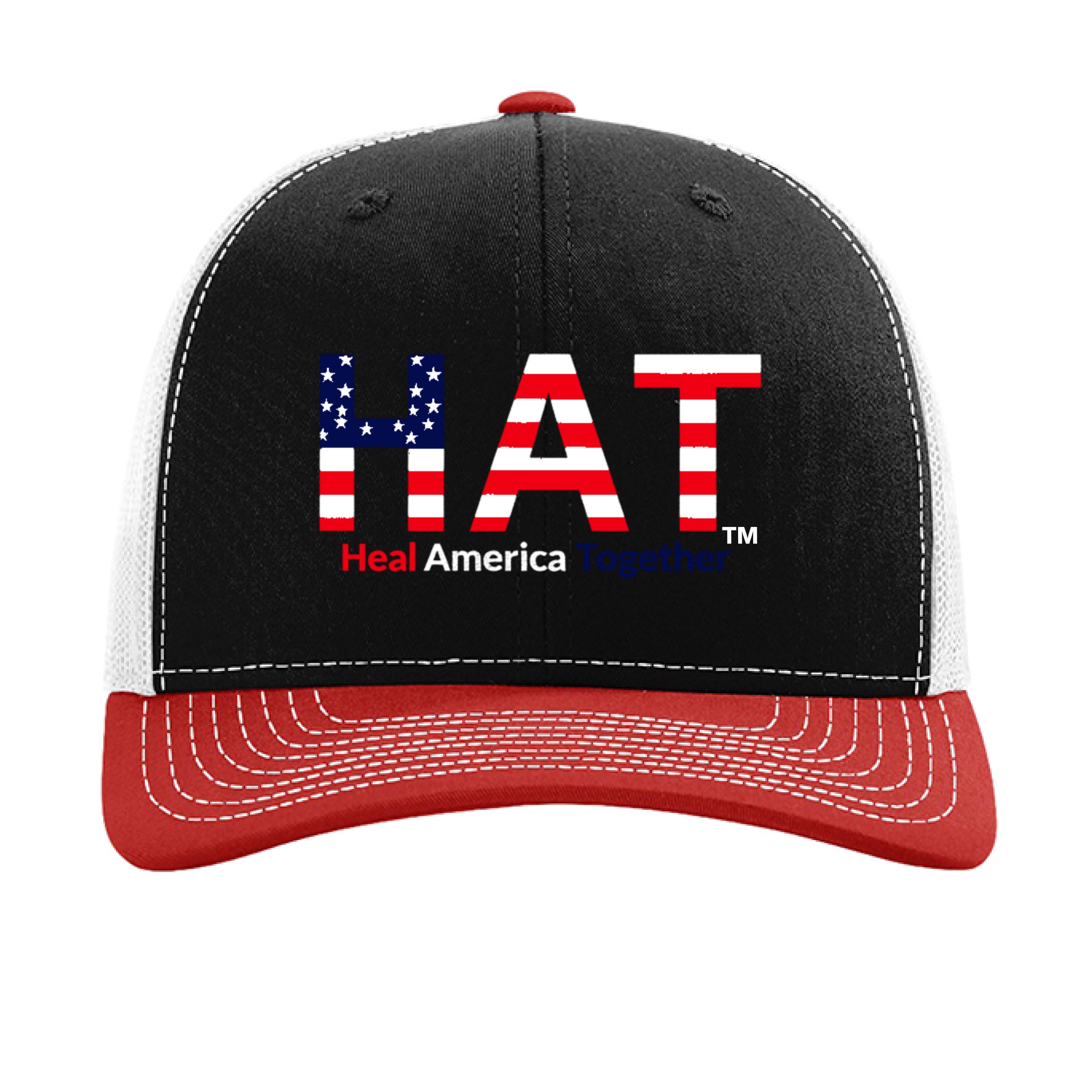 Black/ White/ Red - FRONT