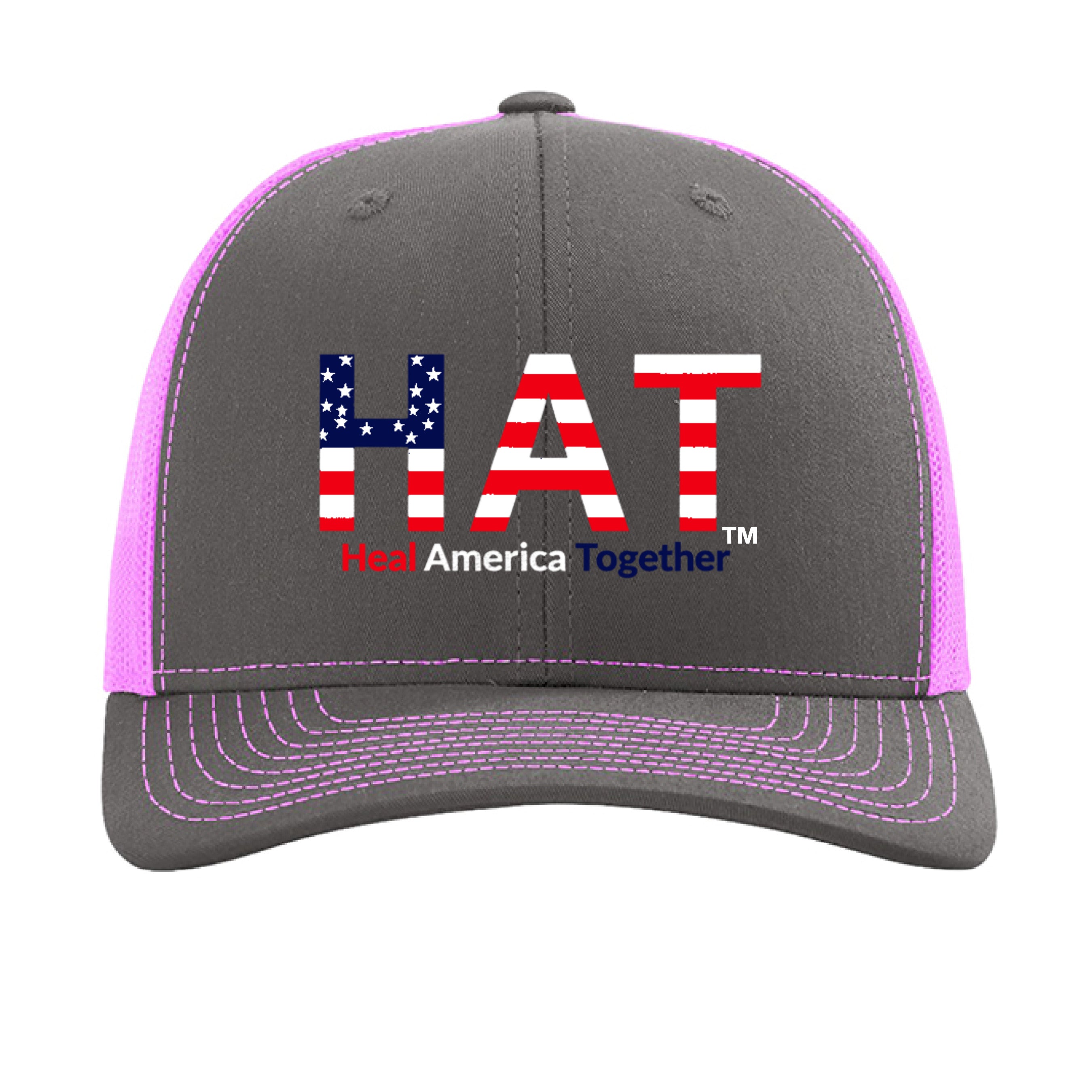 Charcoal/ Neon Pink - FRONT