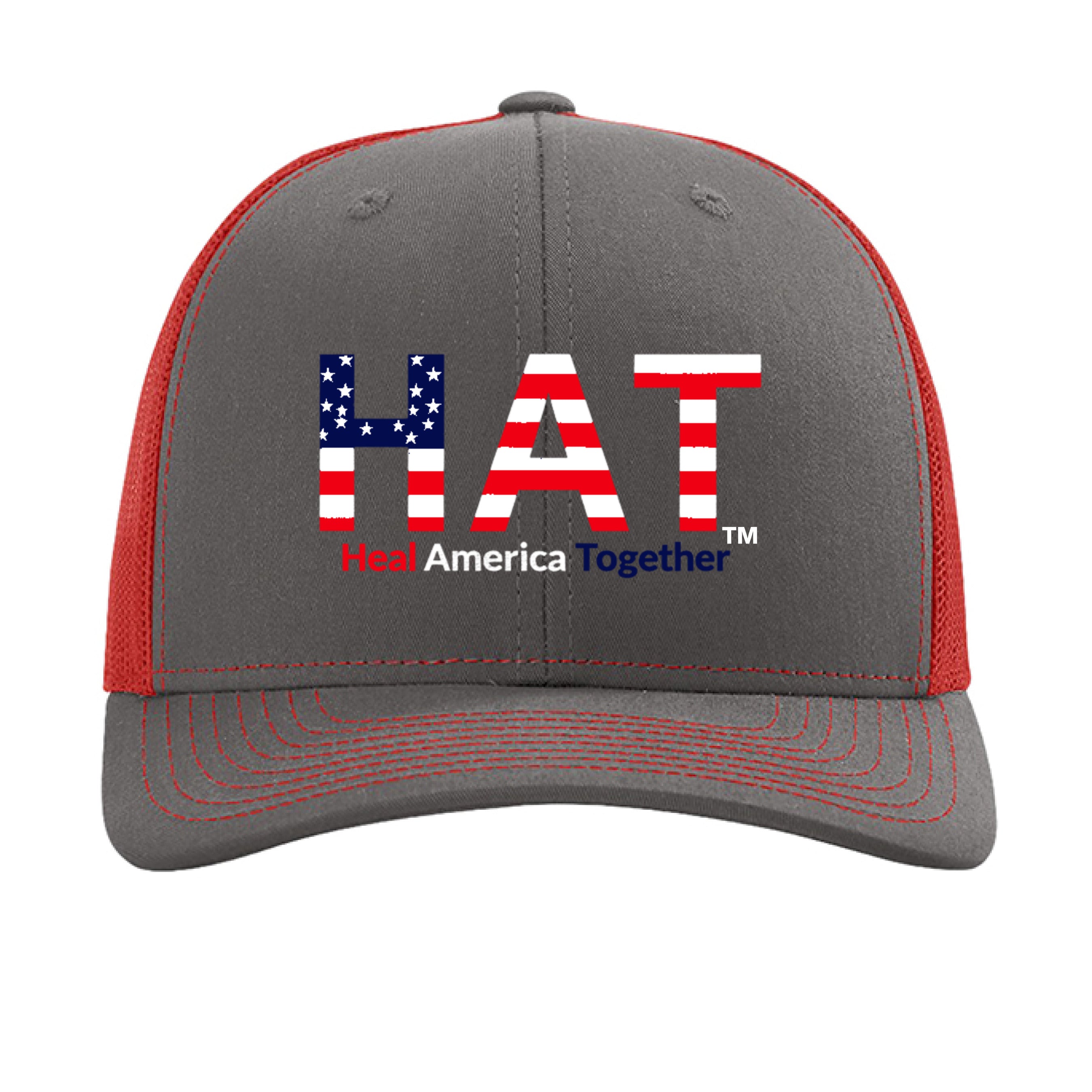 Charcoal/ Red - FRONT