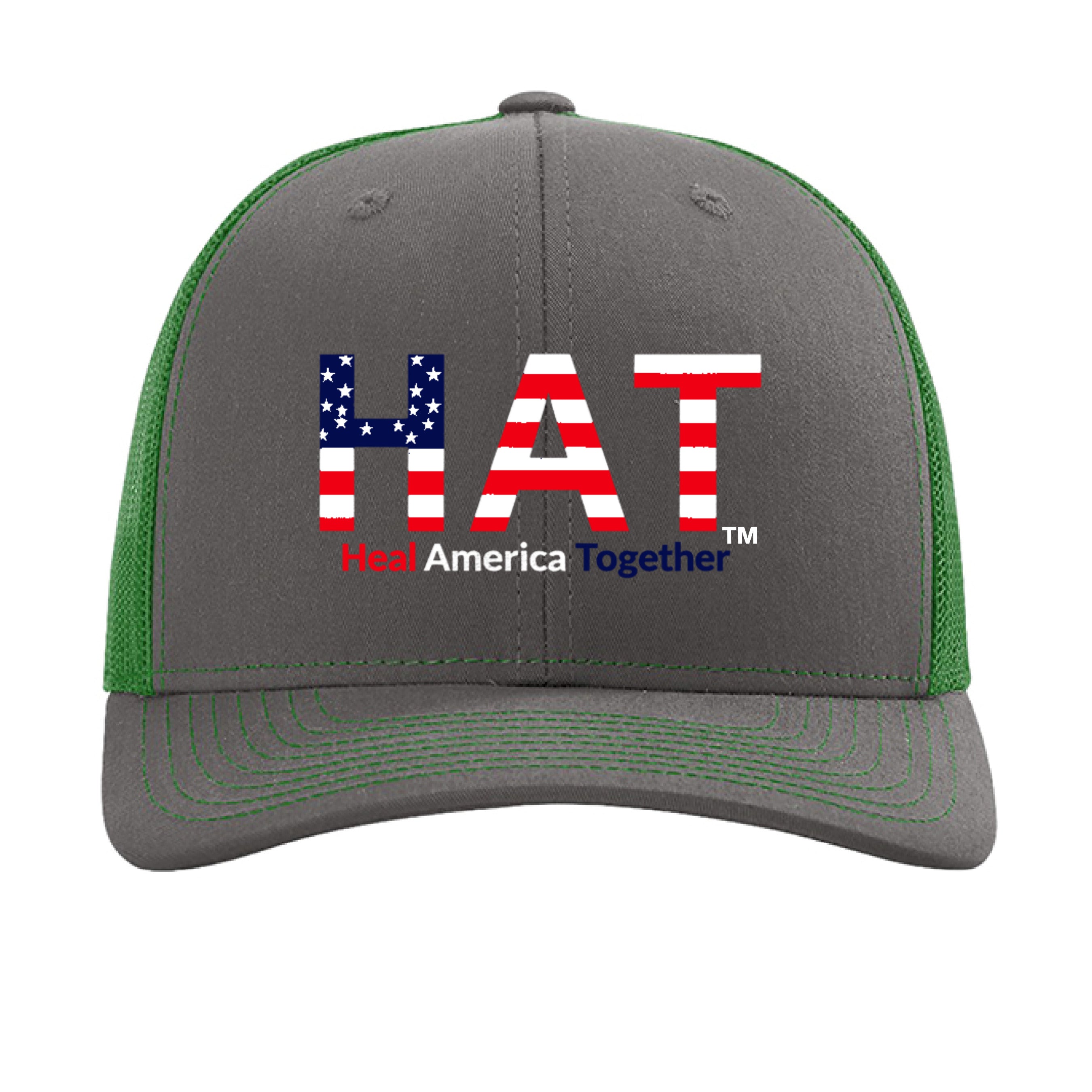 Charcoal/ Kelly - FRONT