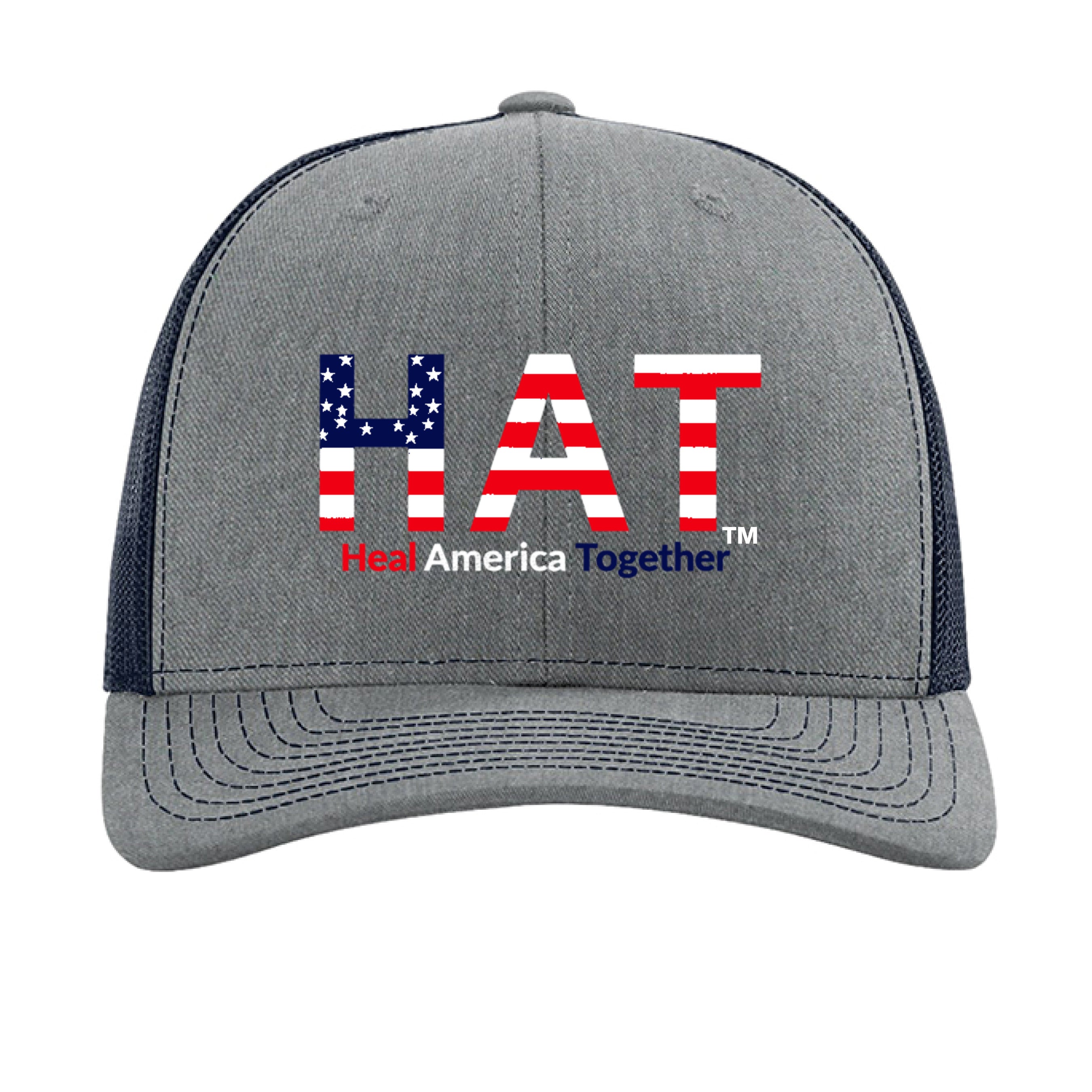 Heather Grey/ Navy - FRONT