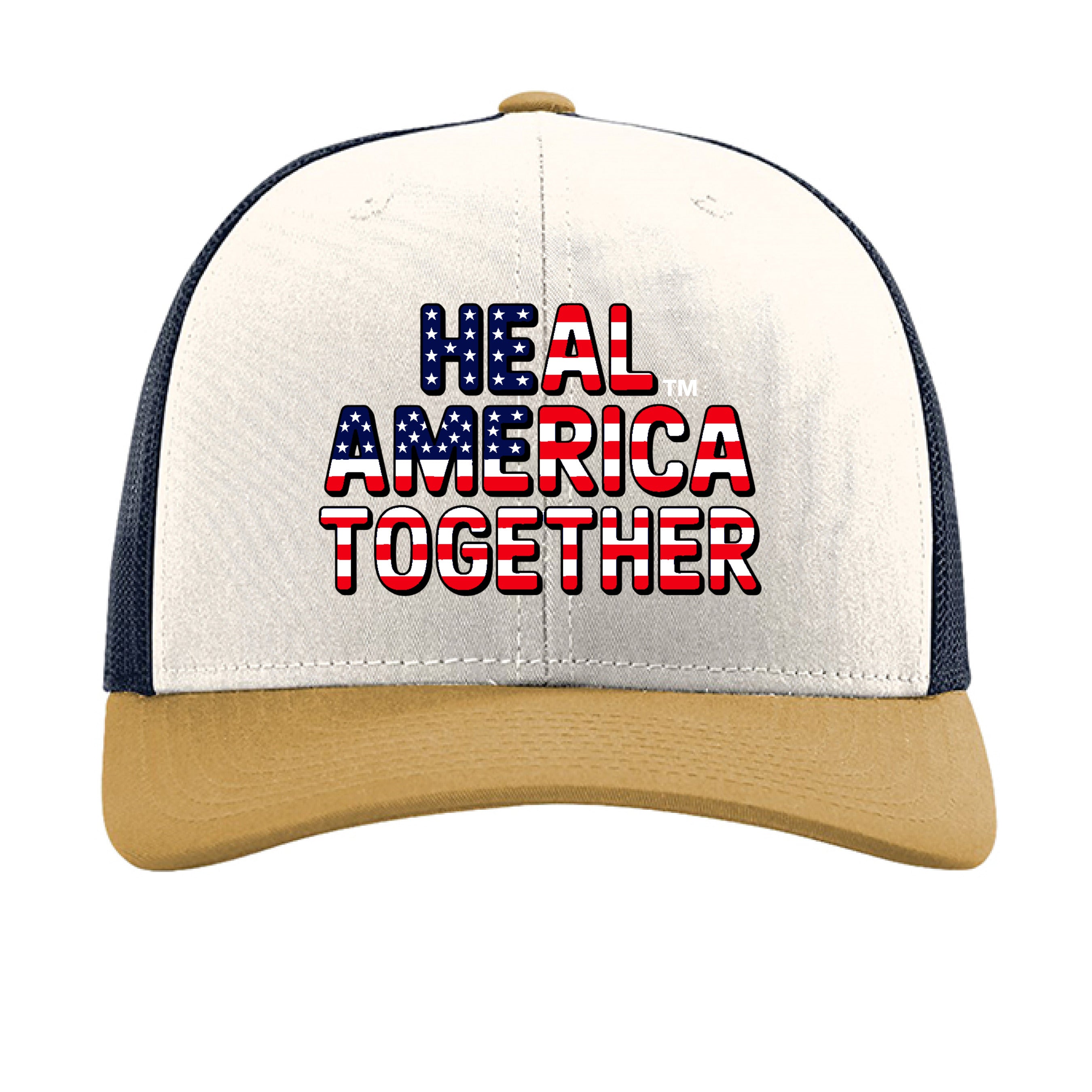 Cream/ Navy/ Amber Gold - FRONT