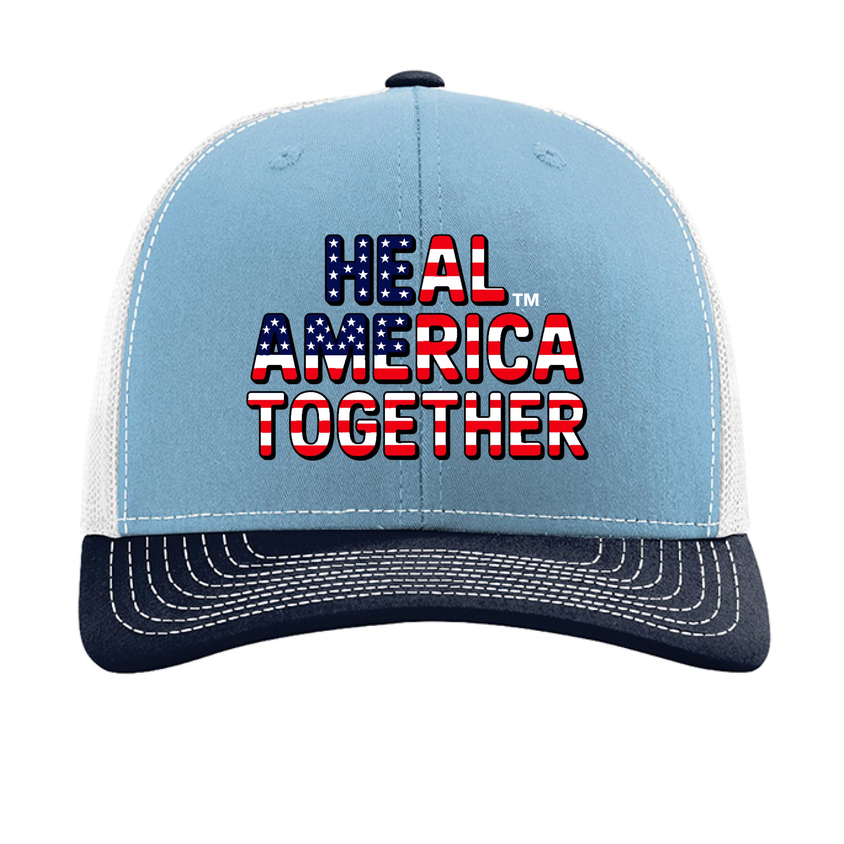 Columbia Blue/ White/ Navy - FRONT