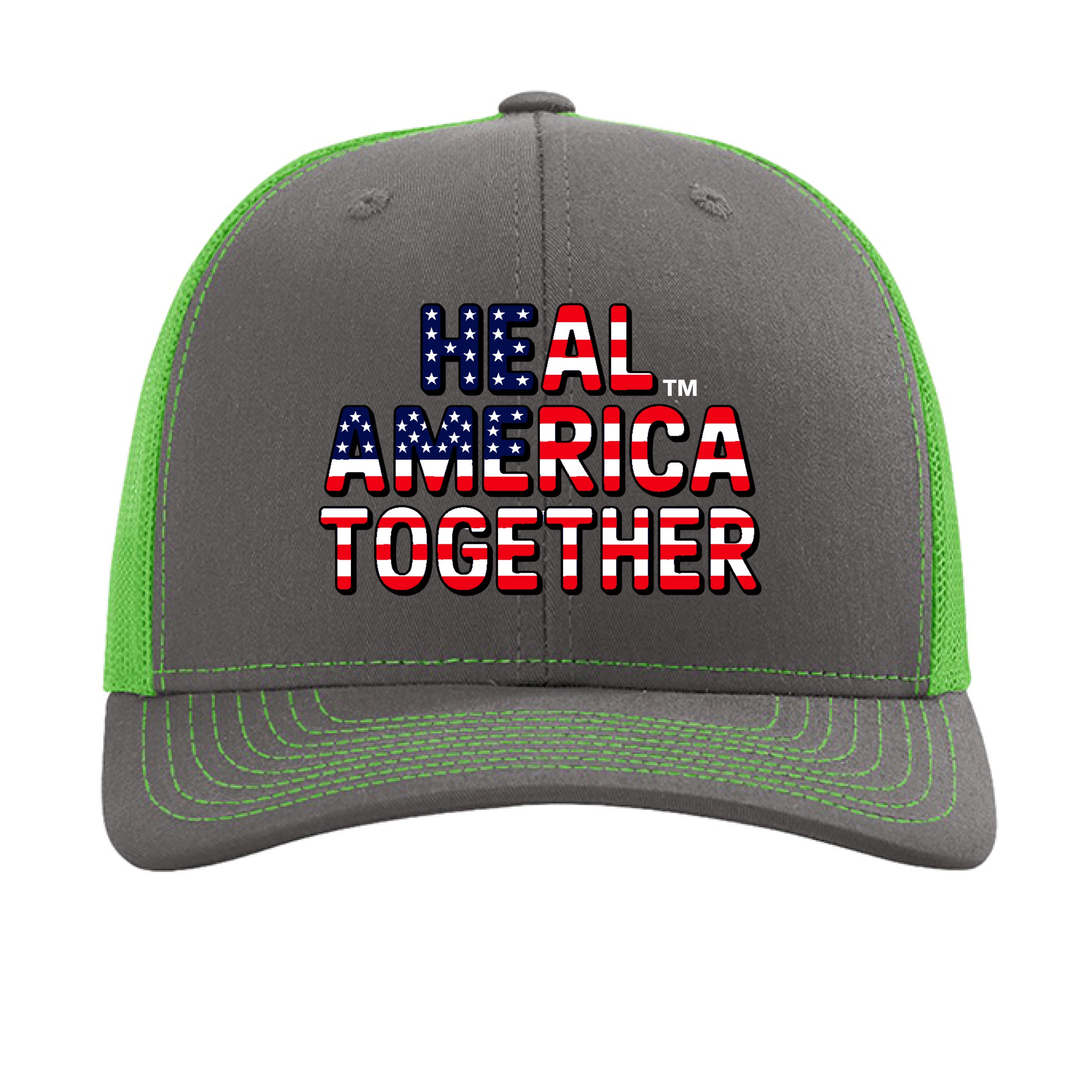 Charcoal/ Neon Green - FRONT