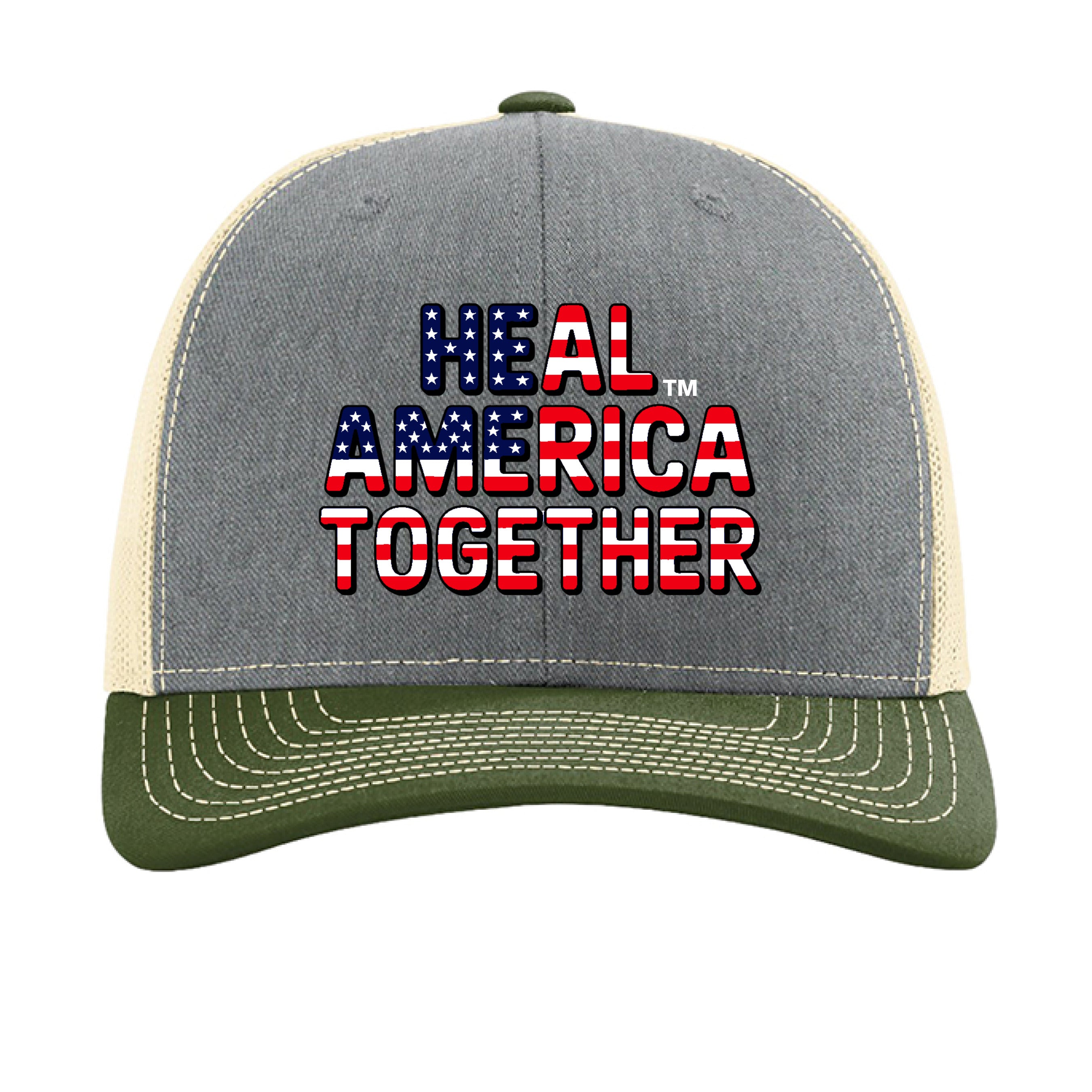 Heather Grey/ Birch/ Army Olive - FRONT