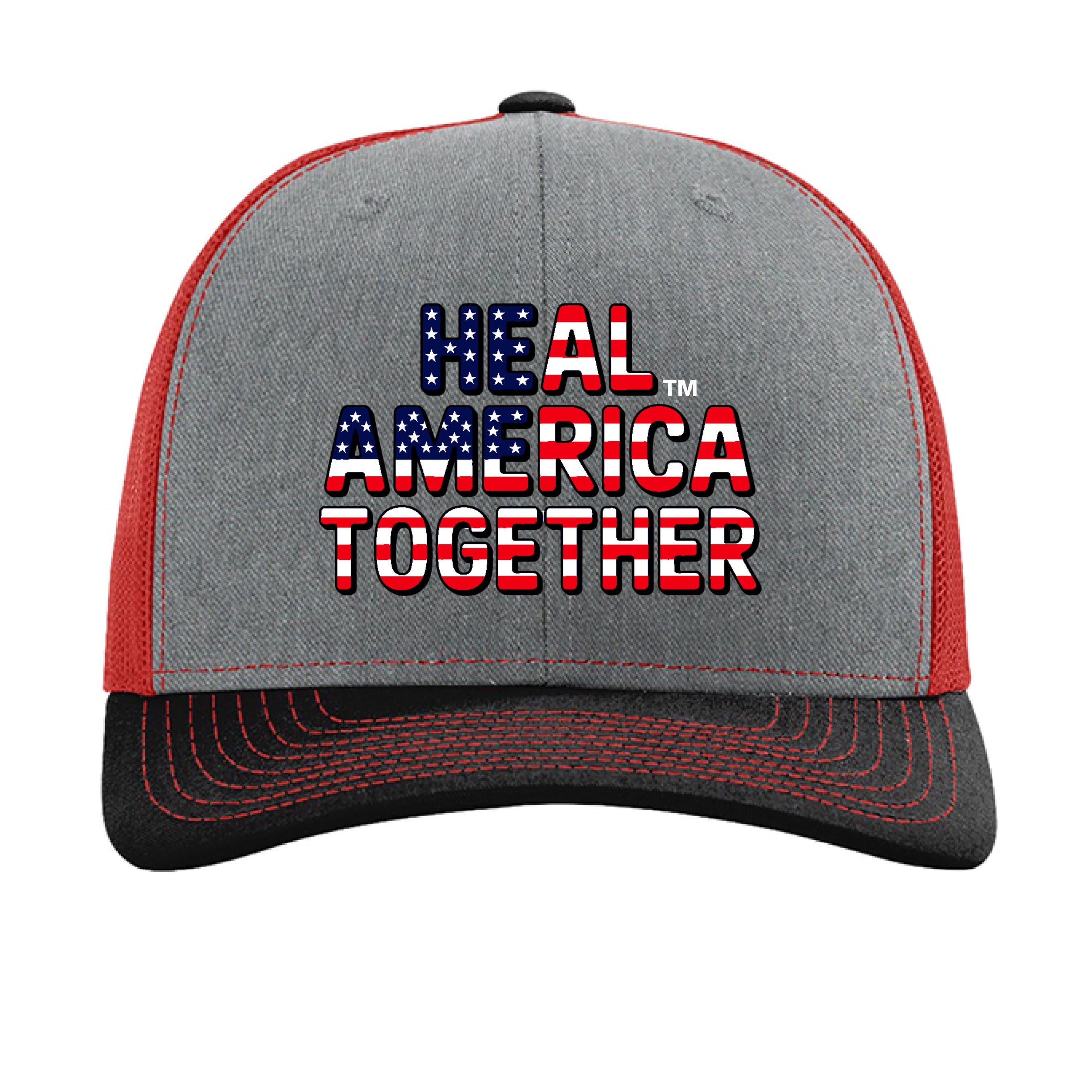 Heather Grey/ Red/ Black - FRONT