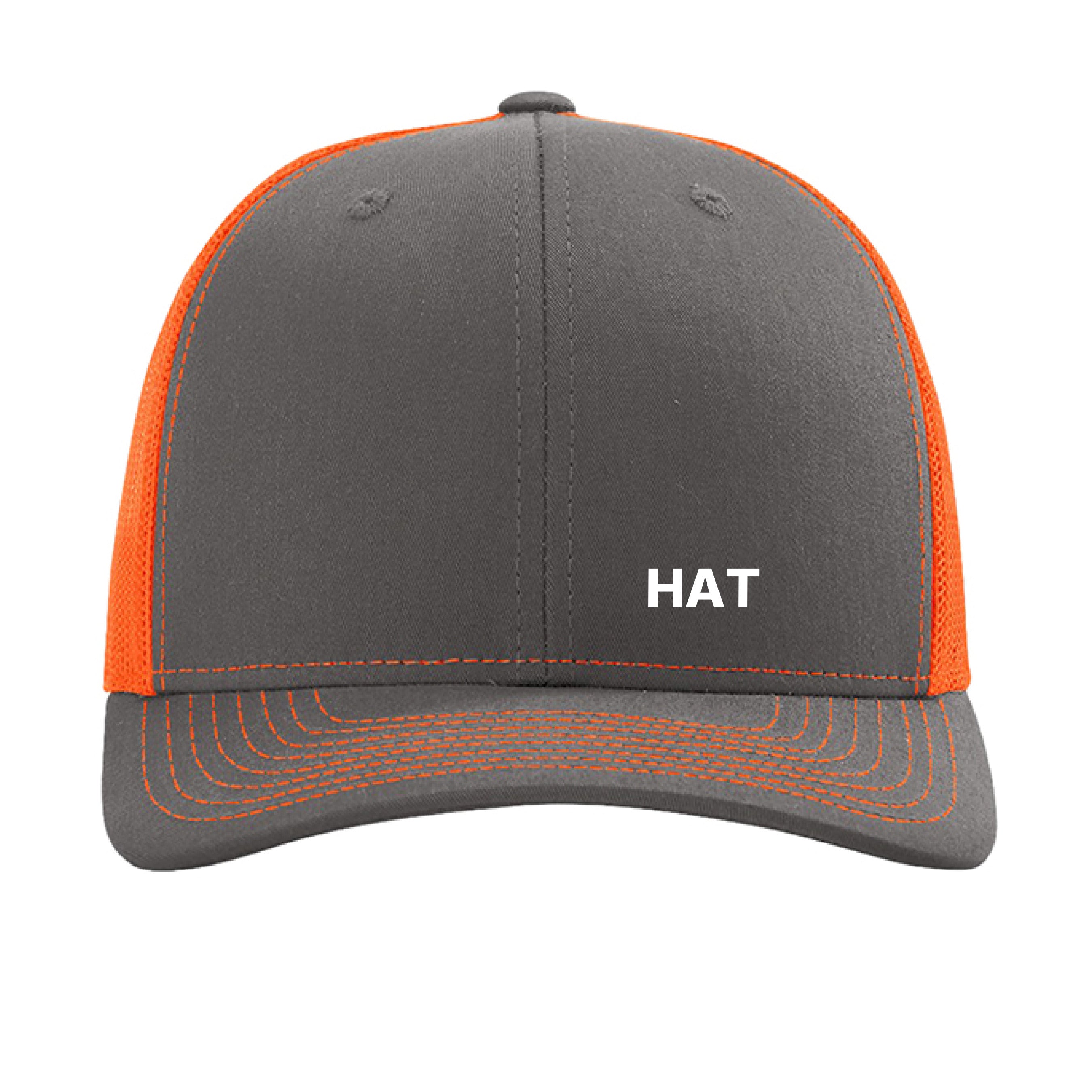 Charcoal/ Neon Orange - FRONT