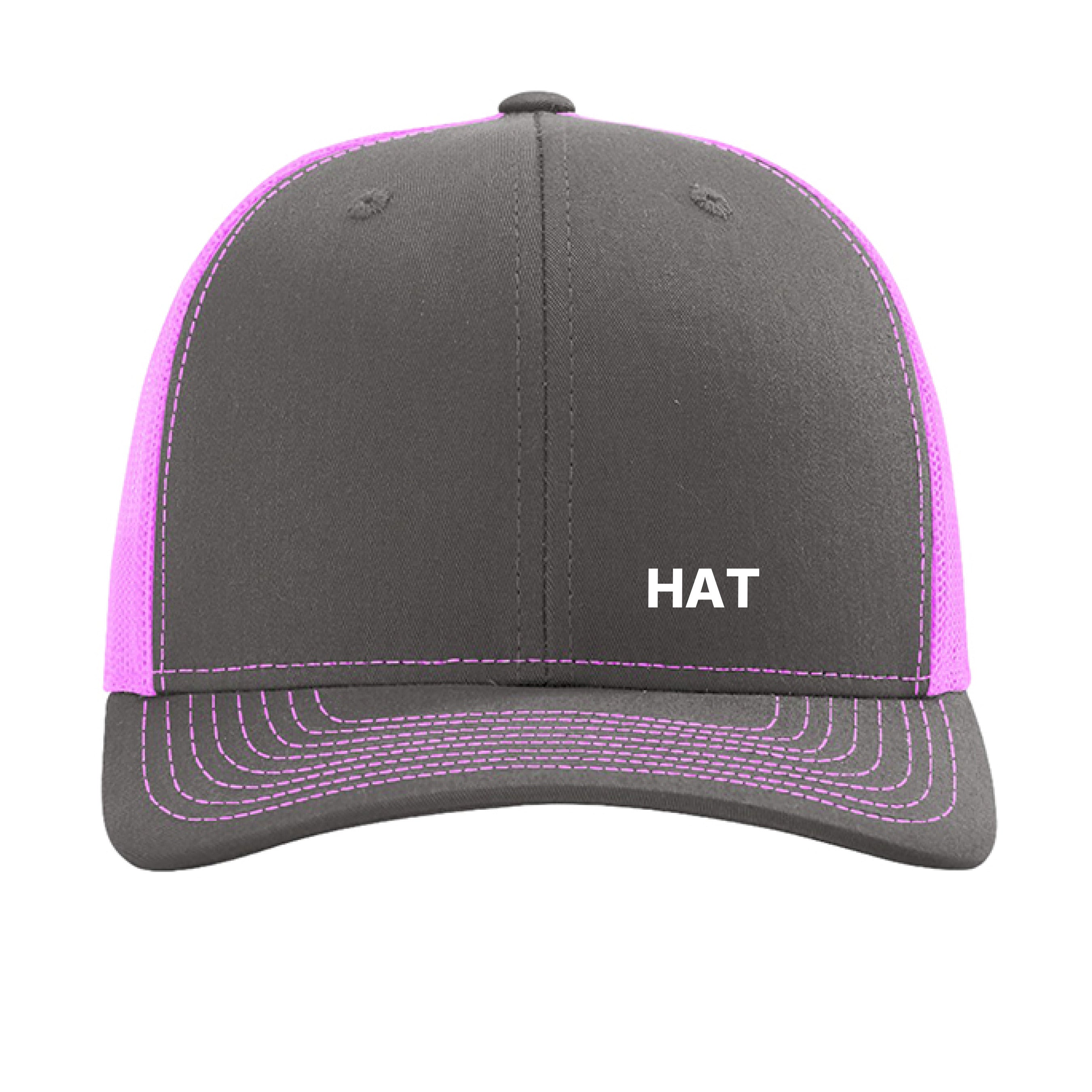 Charcoal/ Neon Pink - FRONT