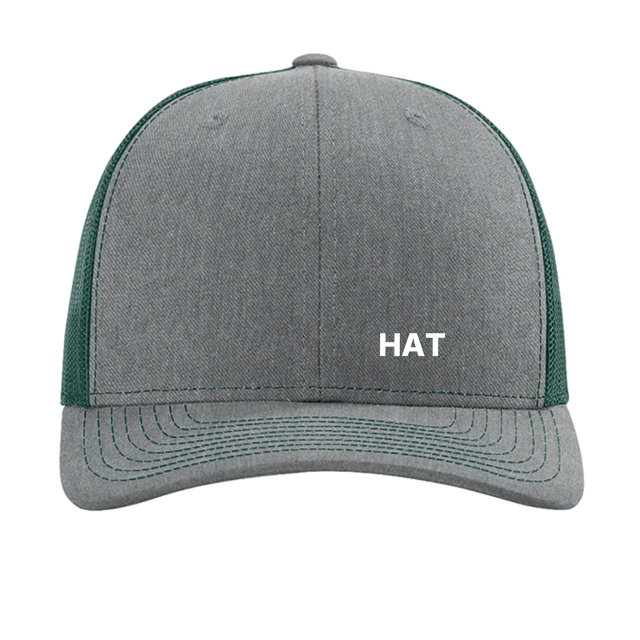 Heather Grey/ Dark Green - FRONT