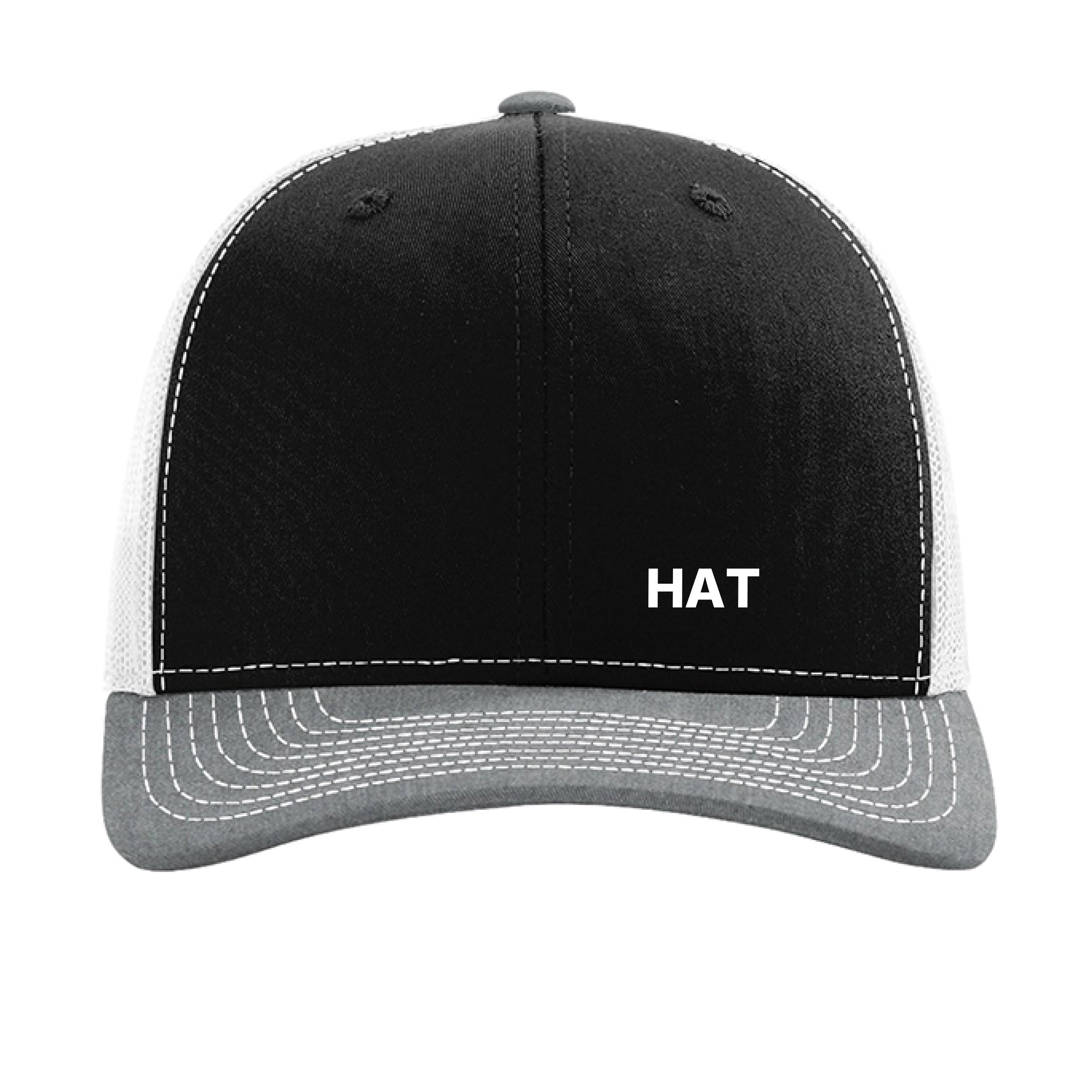 Black/ White/ Heather Grey - FRONT