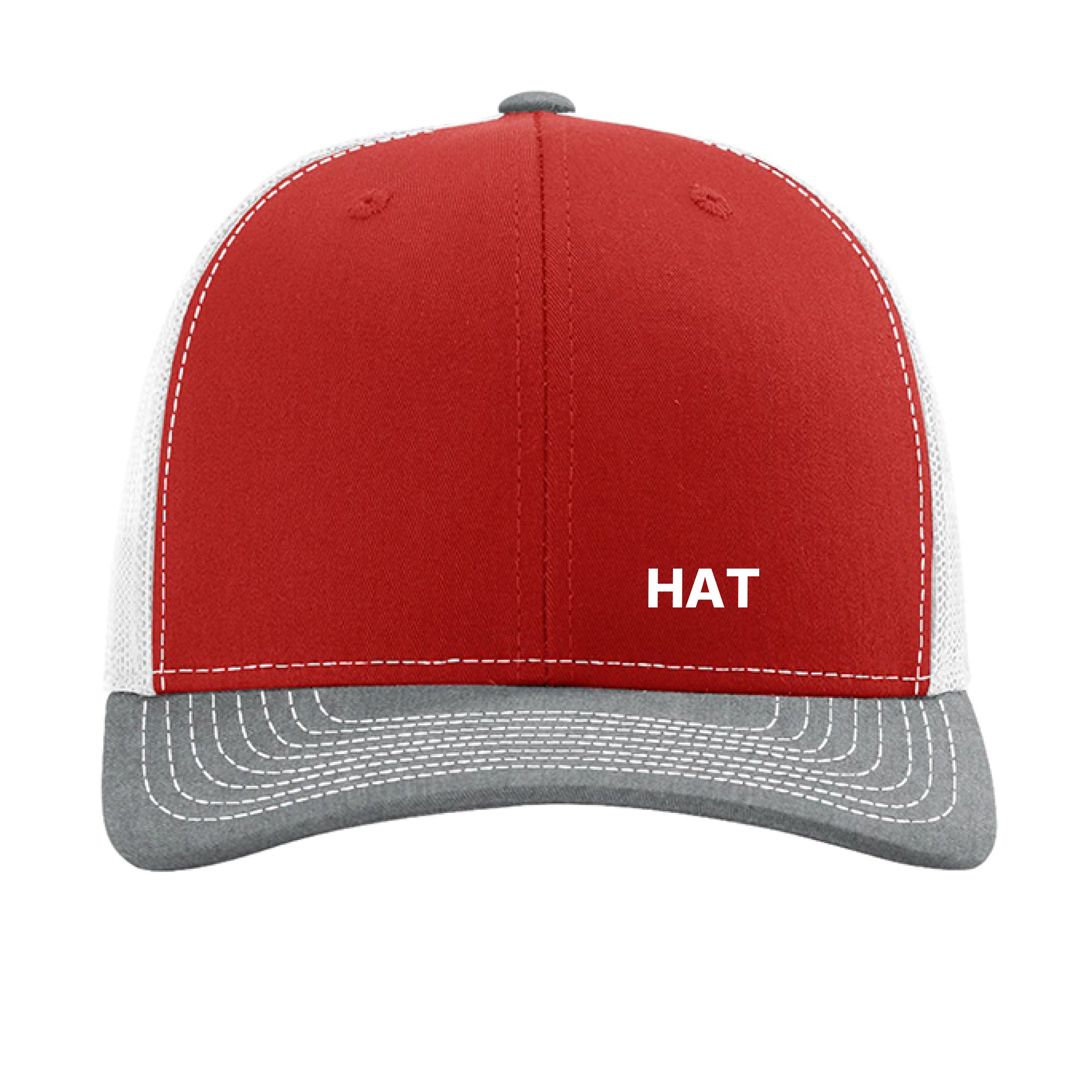 Red/ White/ Heather Grey - FRONT