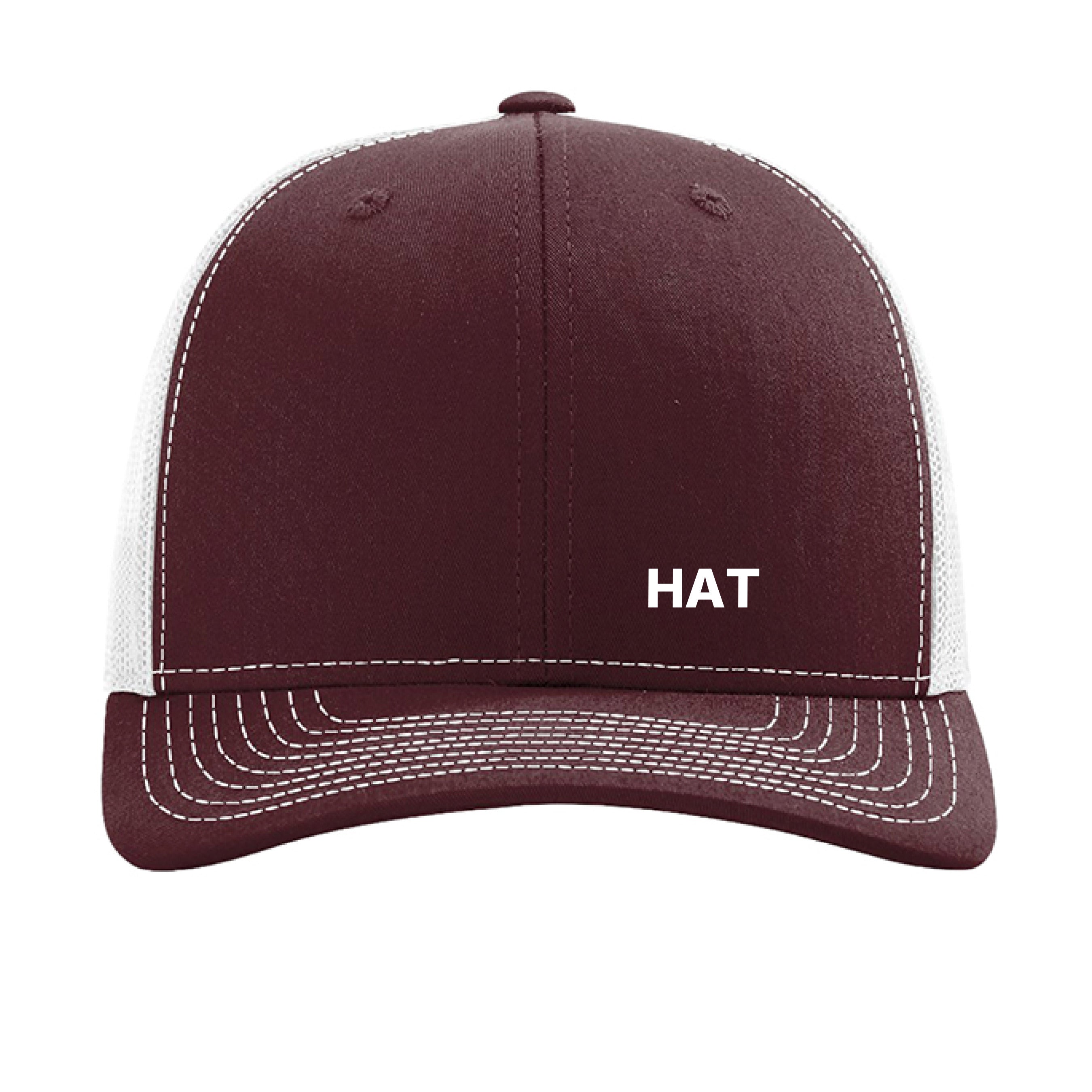 Maroon/ White - FRONT