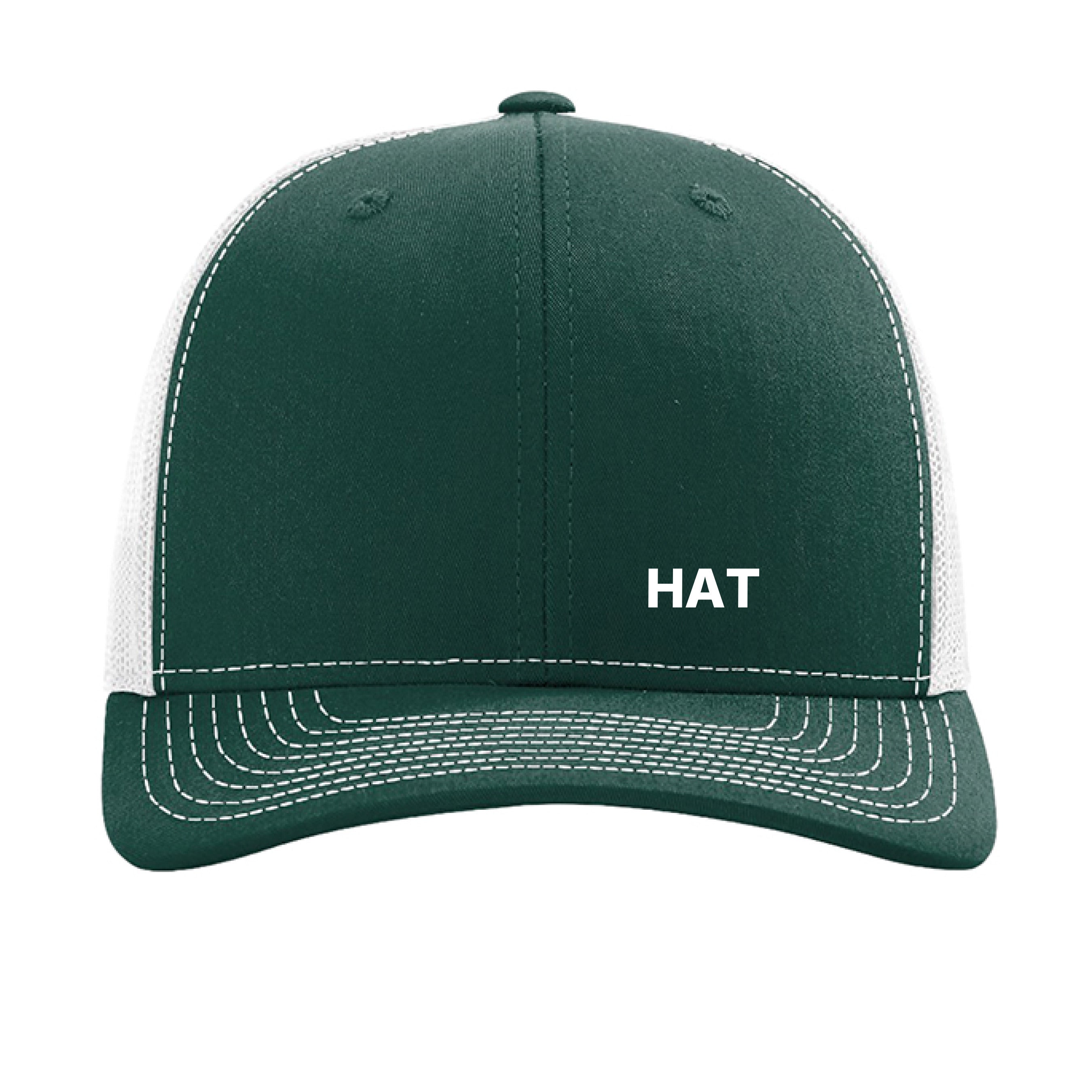 Dark Green/ White - FRONT