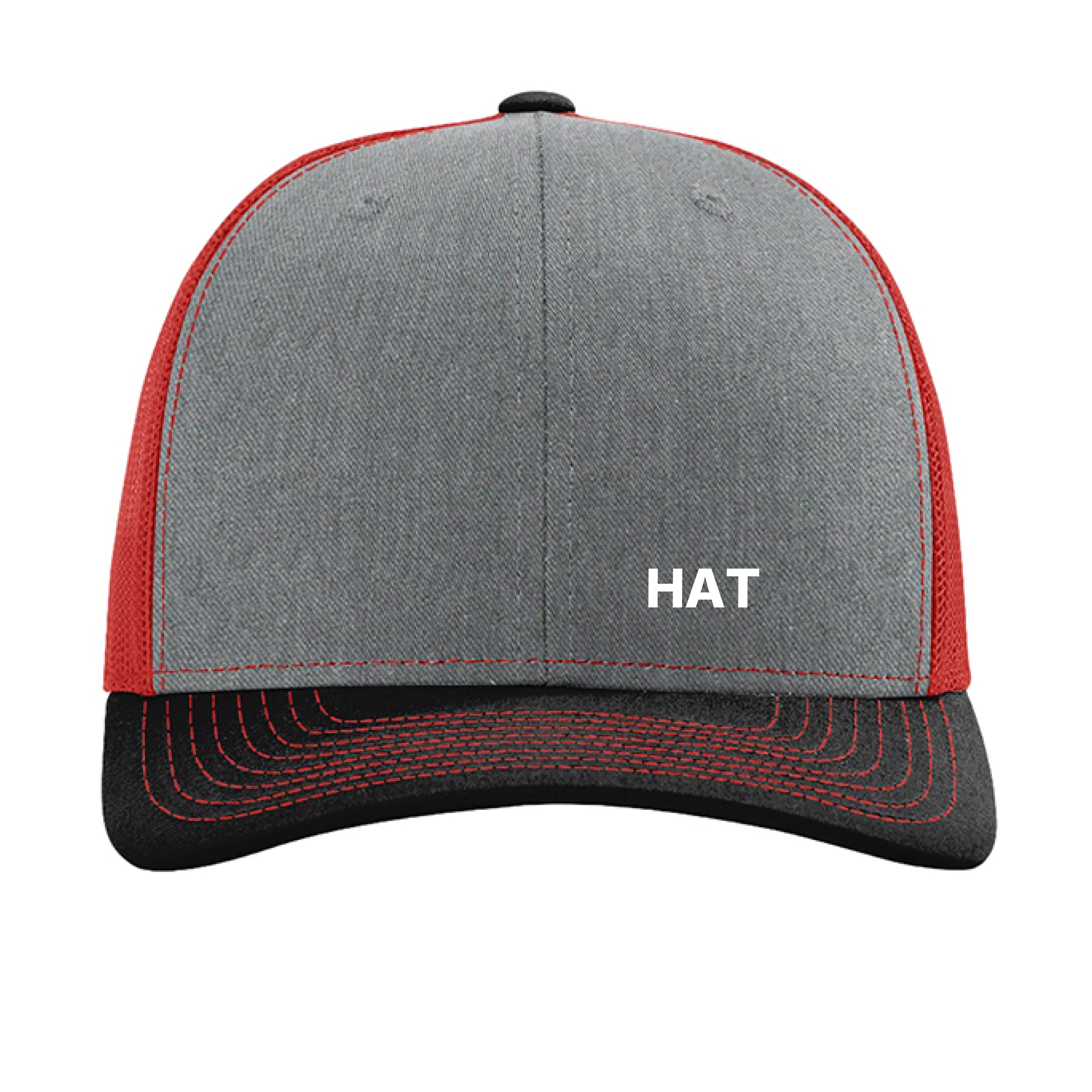 Heather Grey/ Red/ Black - FRONT
