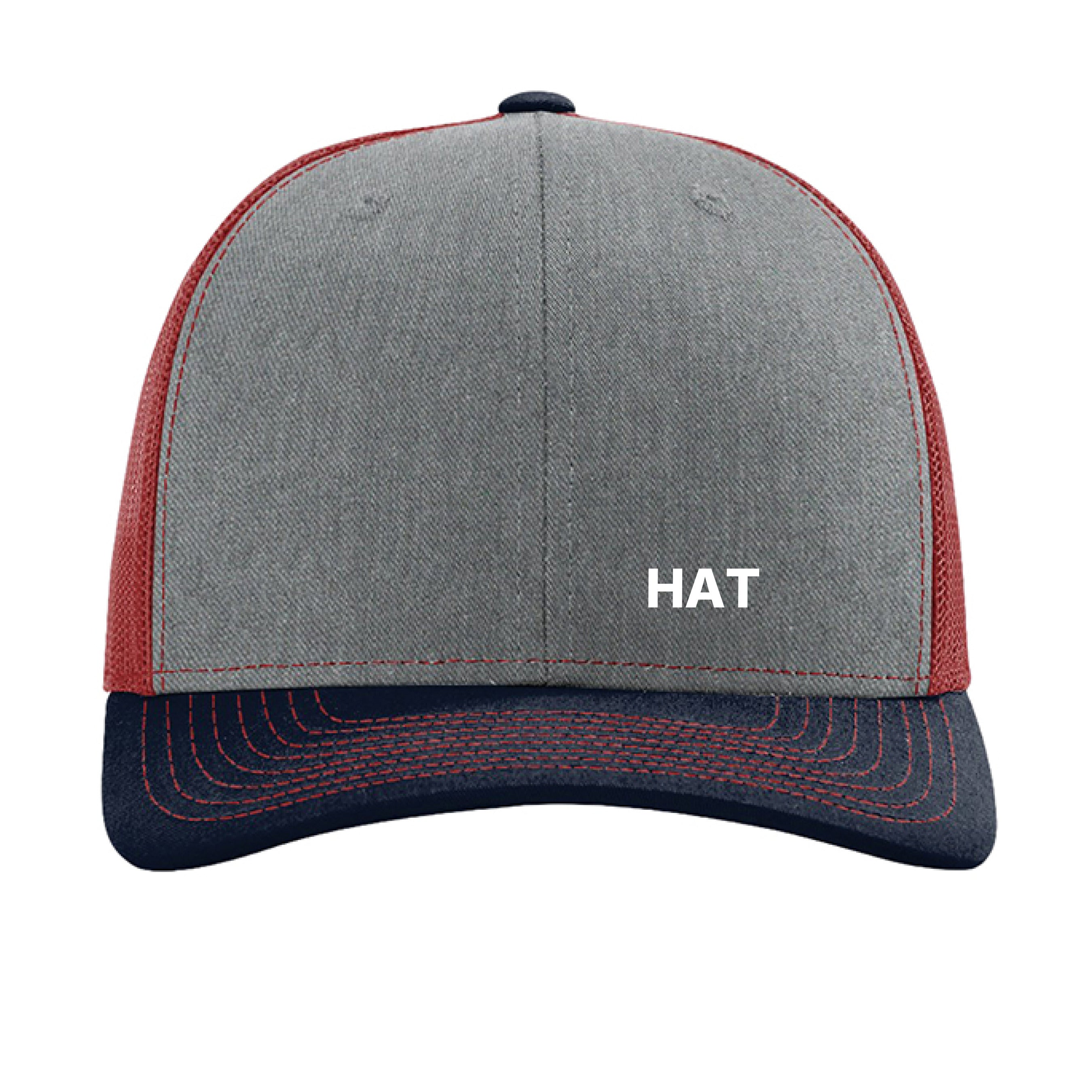 Heather Grey/ Cardinal/ Navy - FRONT