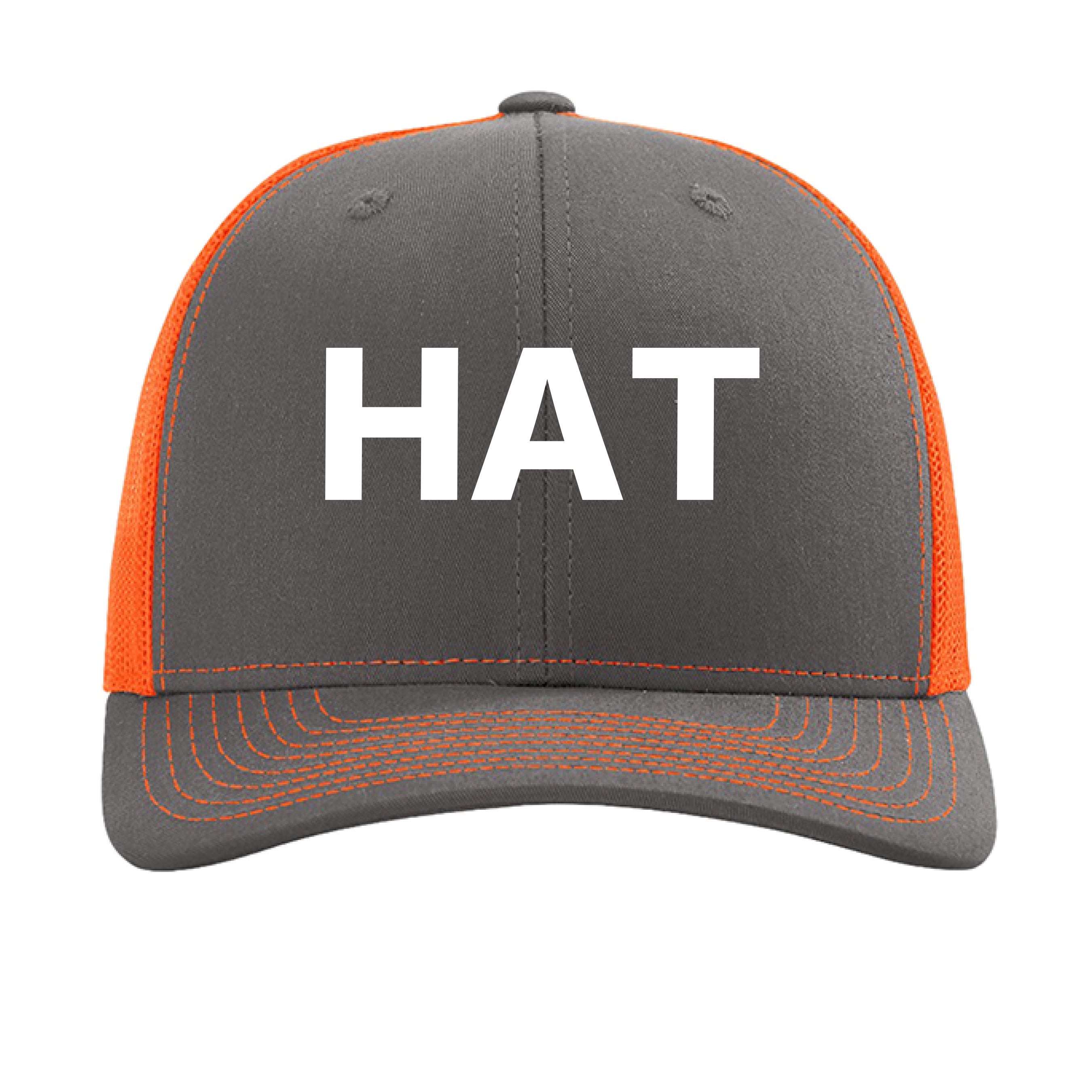 Charcoal/ Neon Orange - FRONT