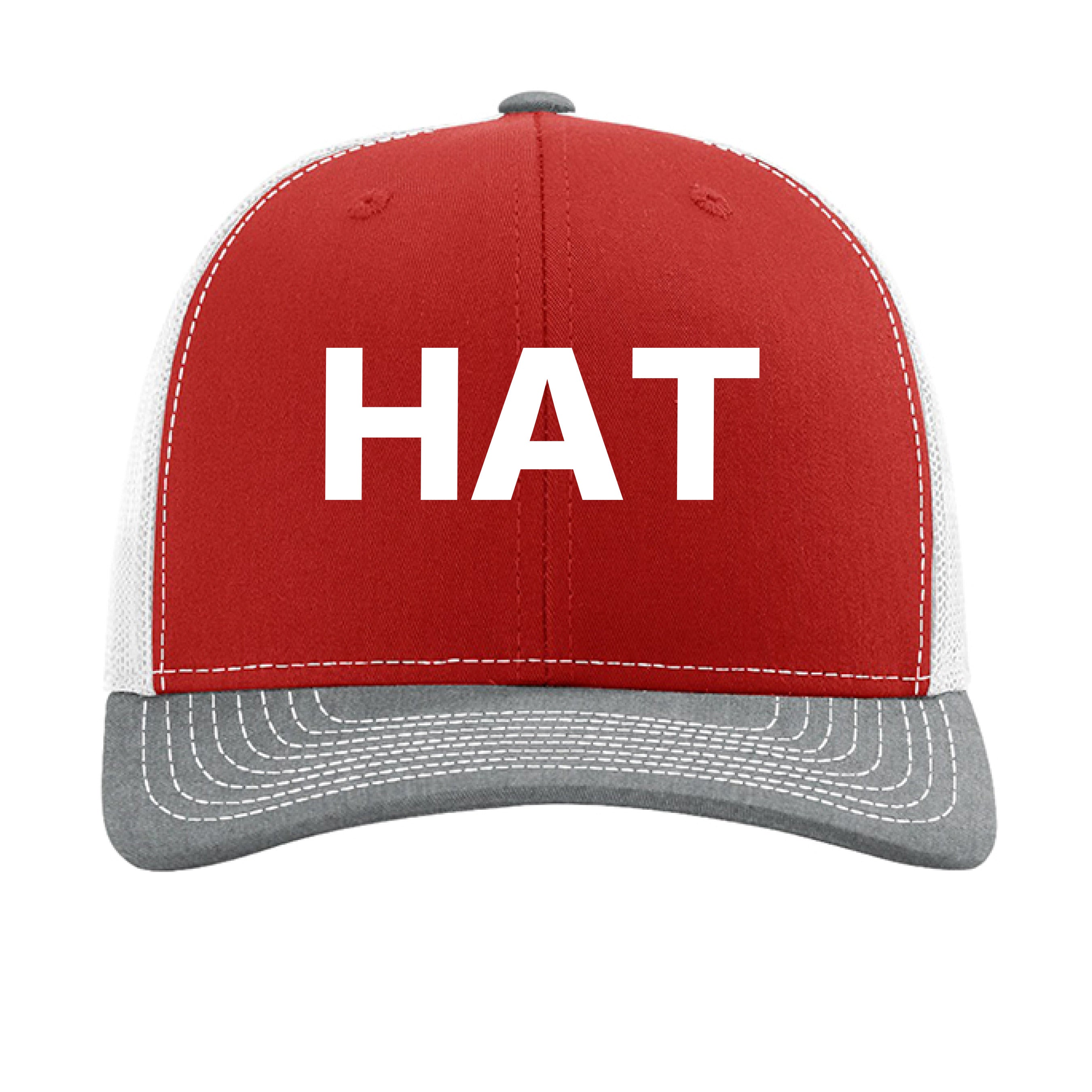 Red/ White/ Heather Grey - FRONT