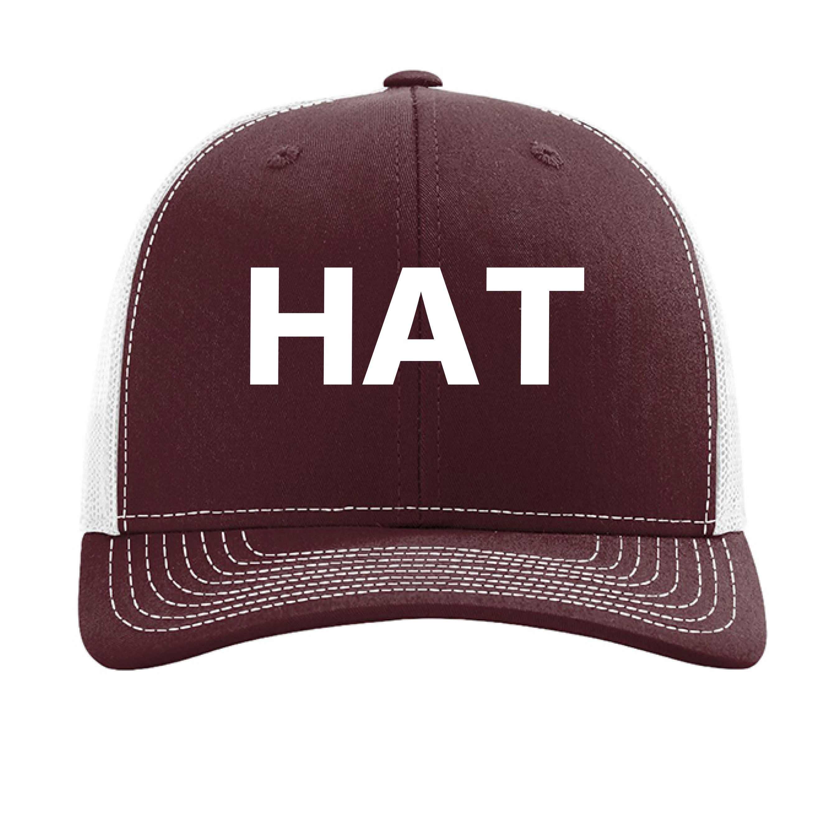 Maroon/ White - FRONT