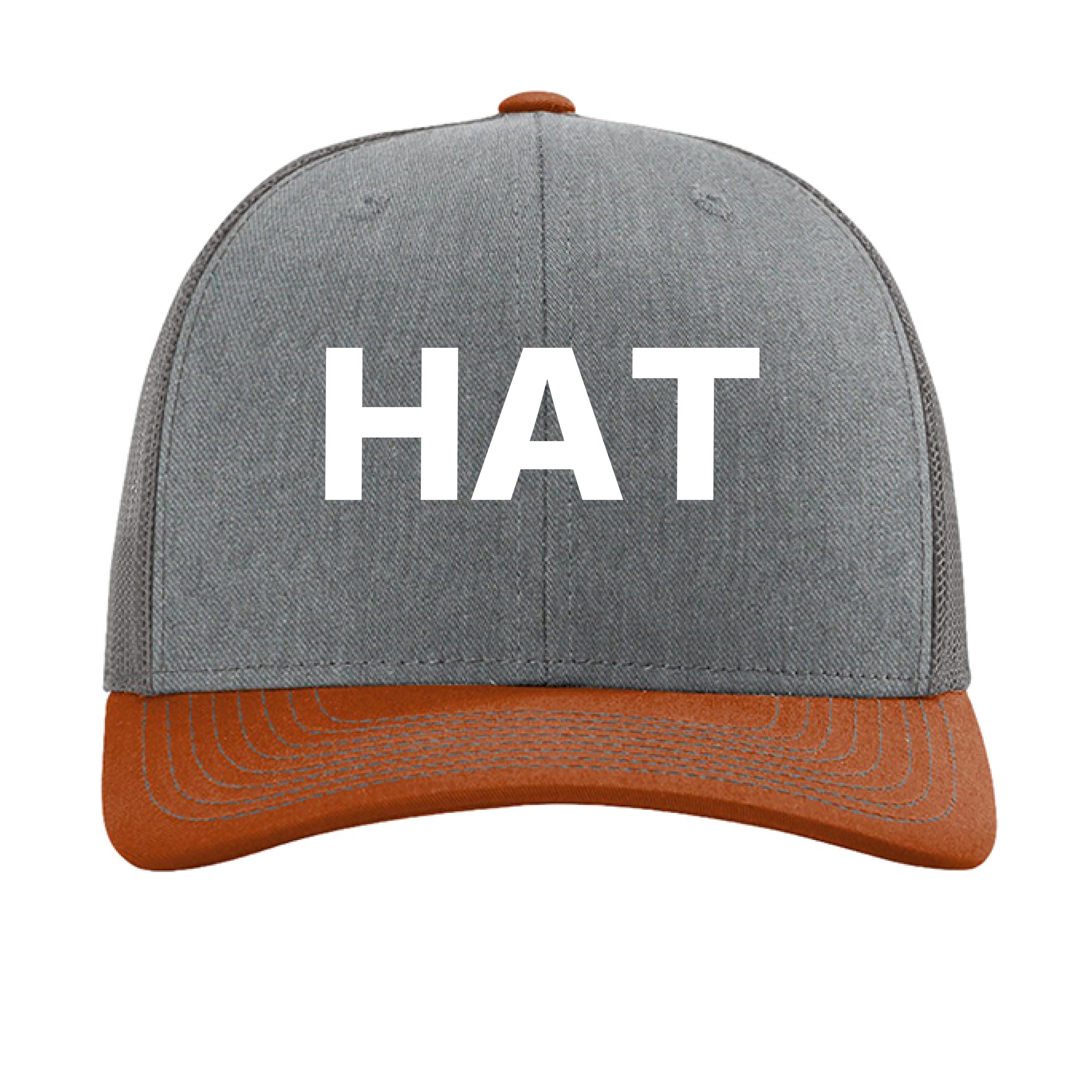 Heather Grey/ Charcoal/ Dark Orange - FRONT