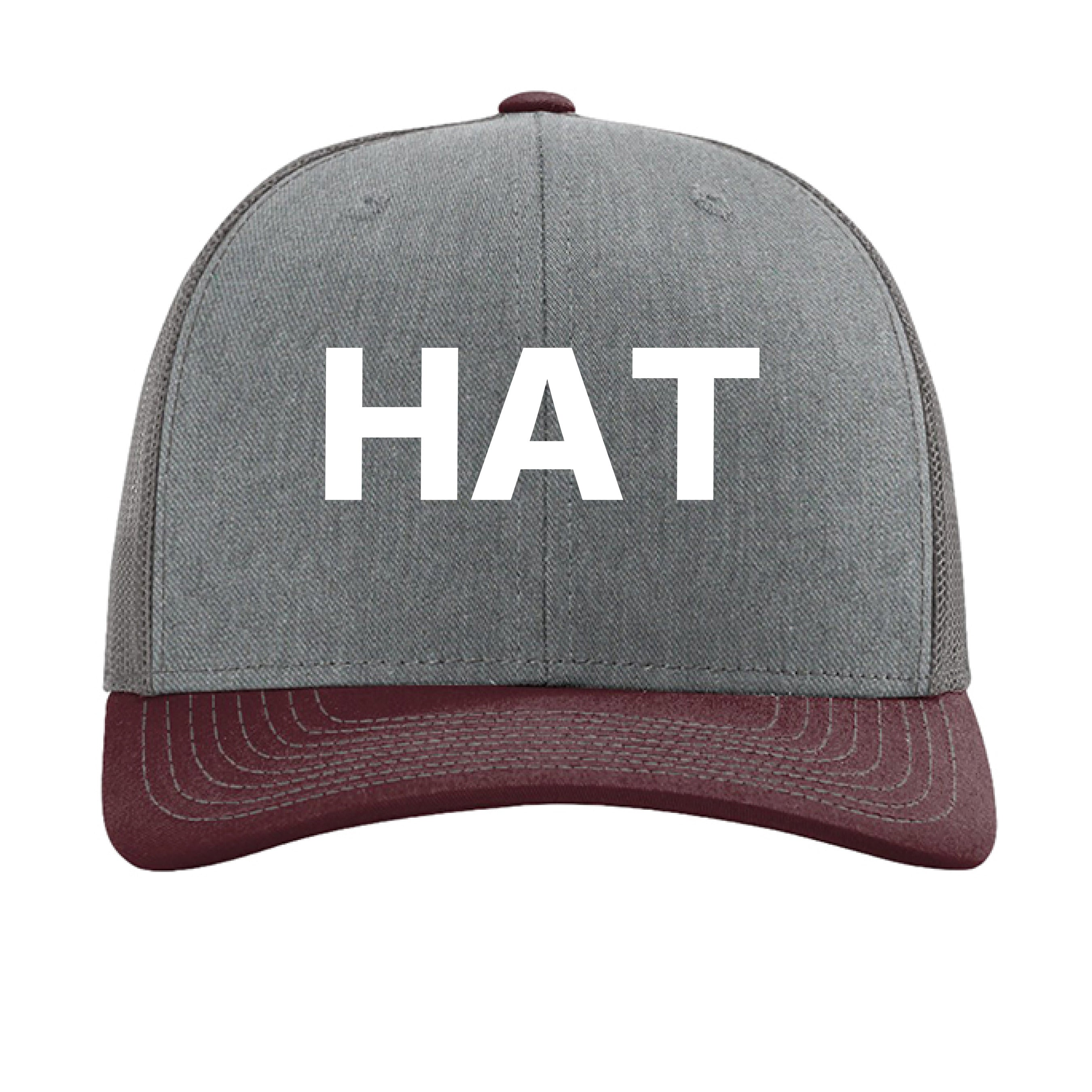 Heather Grey/ Charcoal/ Maroon - FRONT