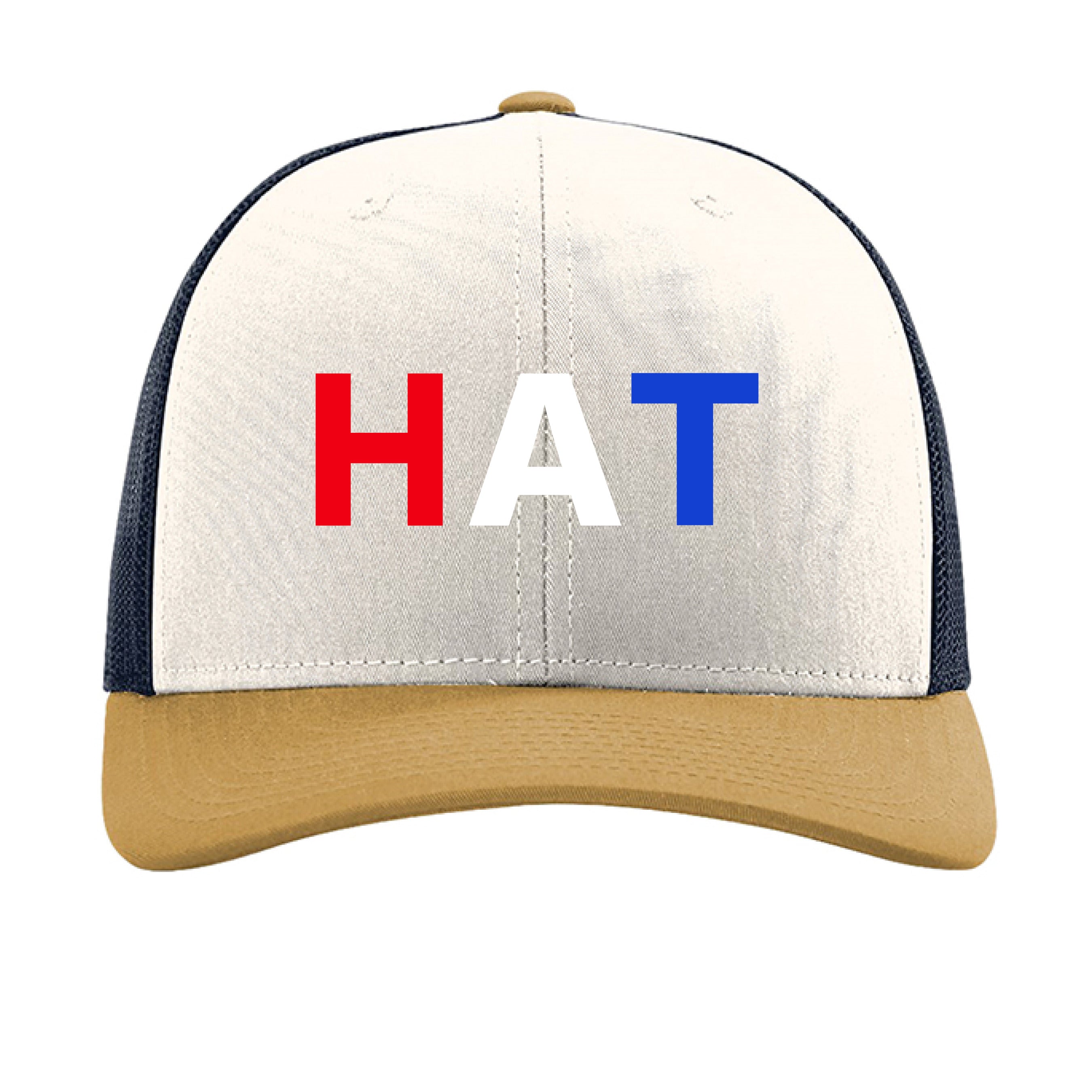 Cream/ Navy/ Amber Gold - FRONT