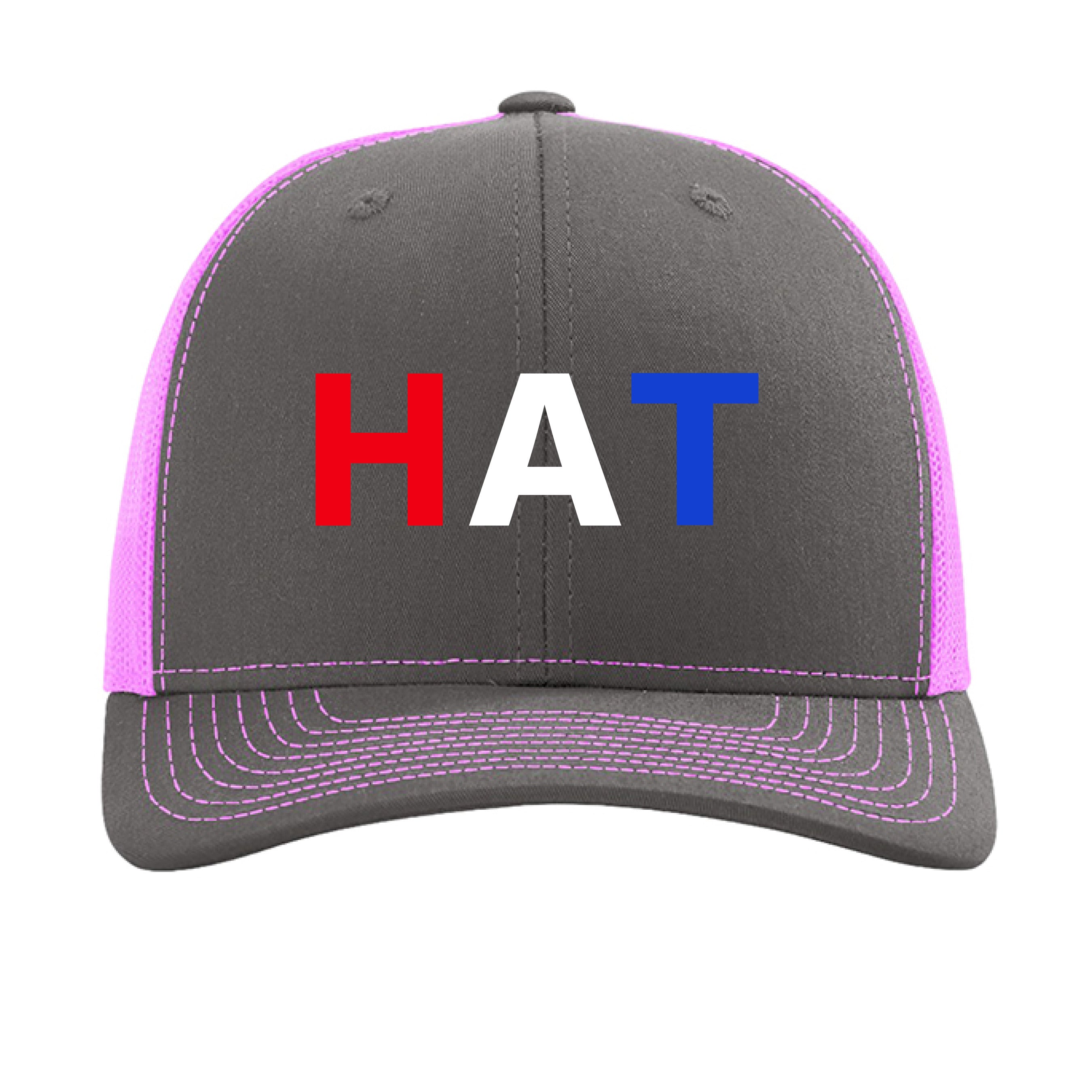 Charcoal/ Neon Pink - FRONT