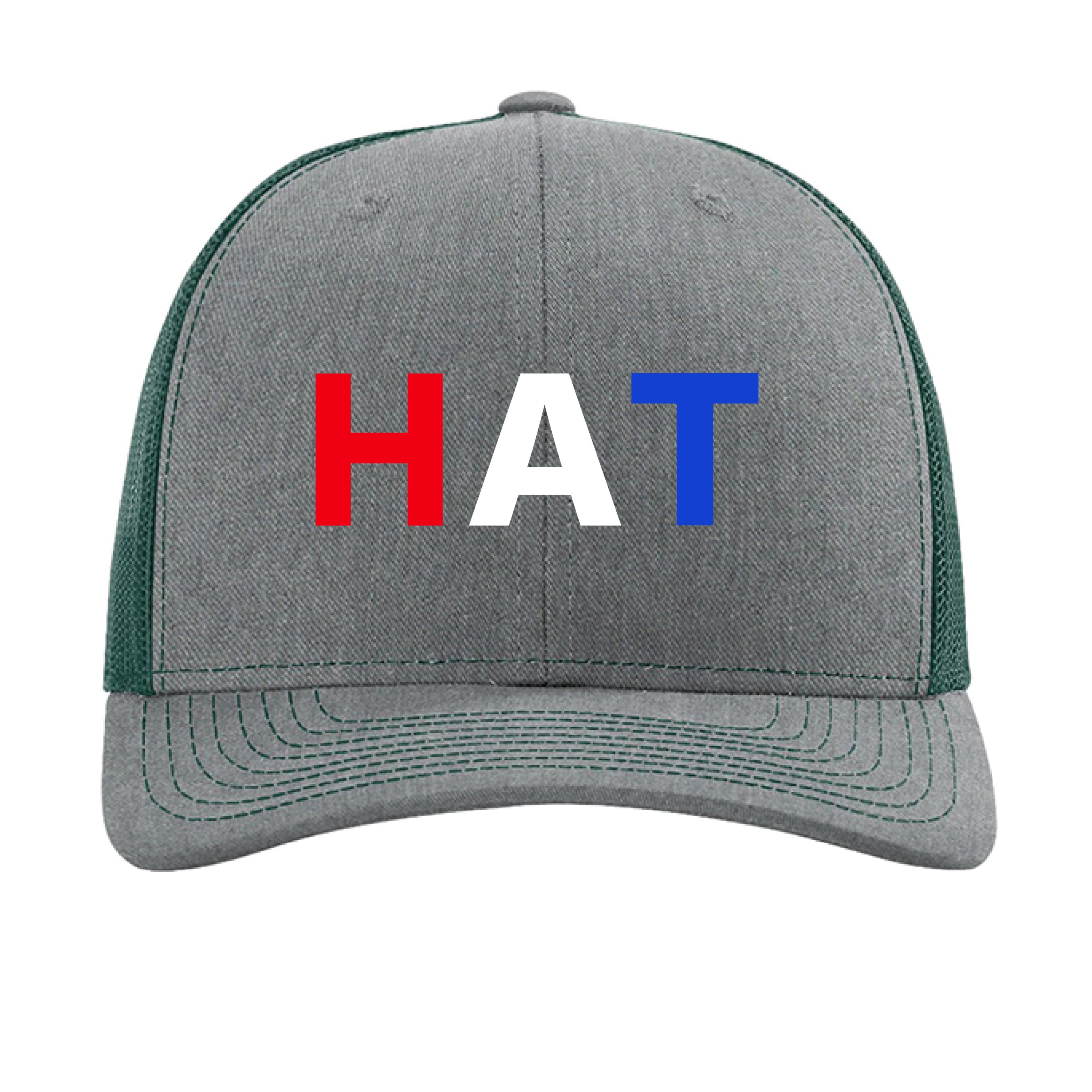 Heather Grey/ Dark Green - FRONT