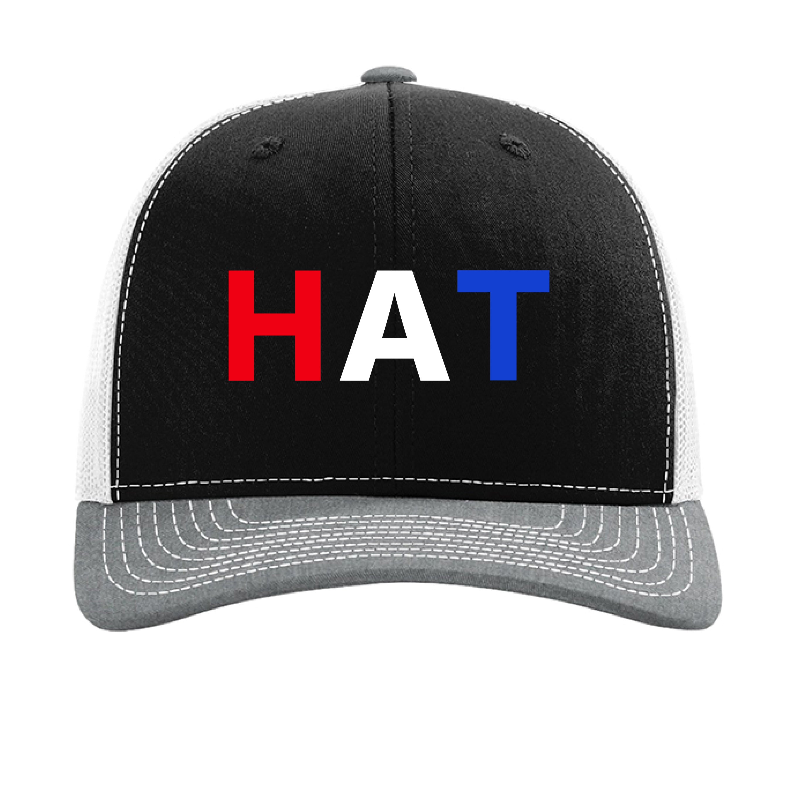 Black/ White/ Heather Grey - FRONT