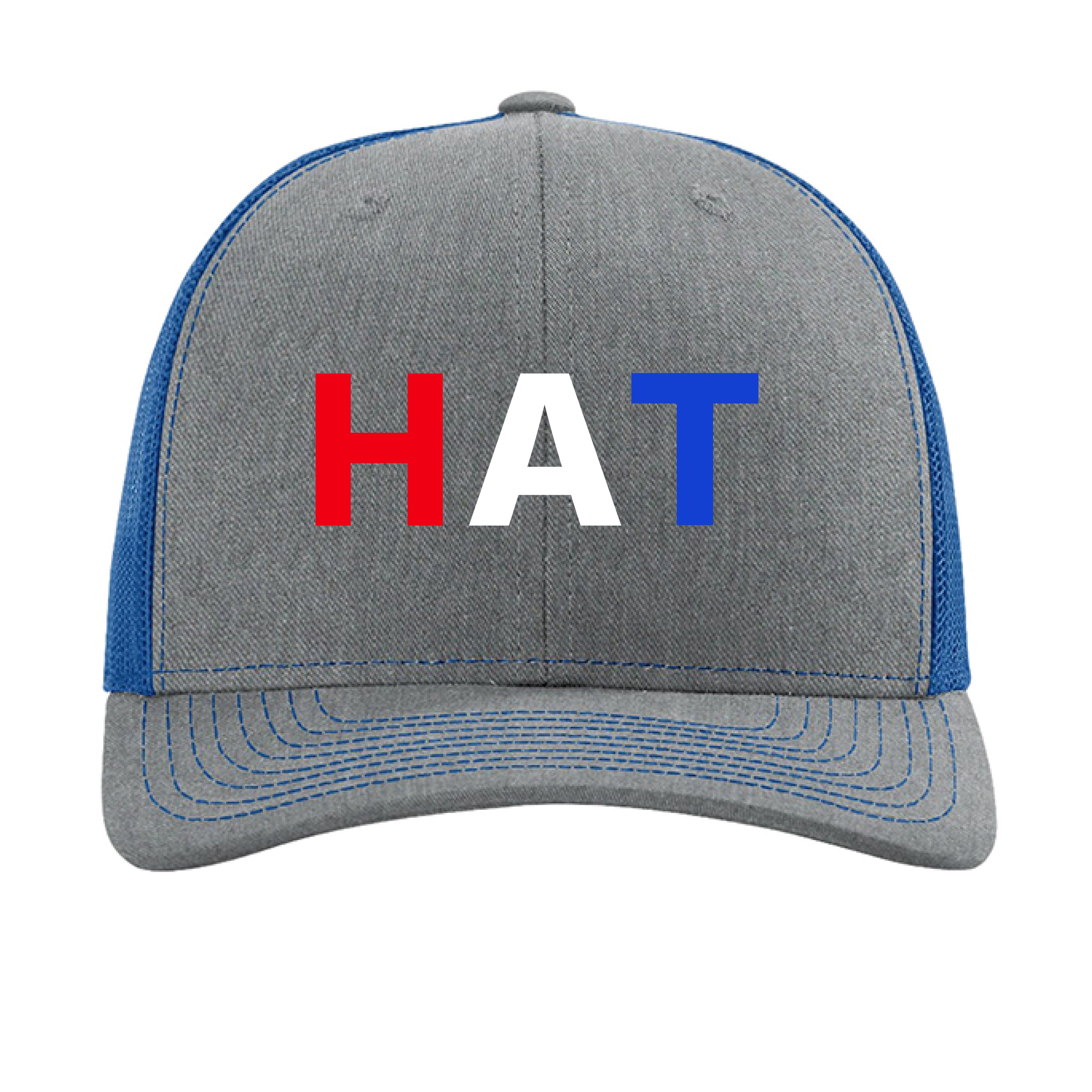 Heather Grey/ Royal - FRONT