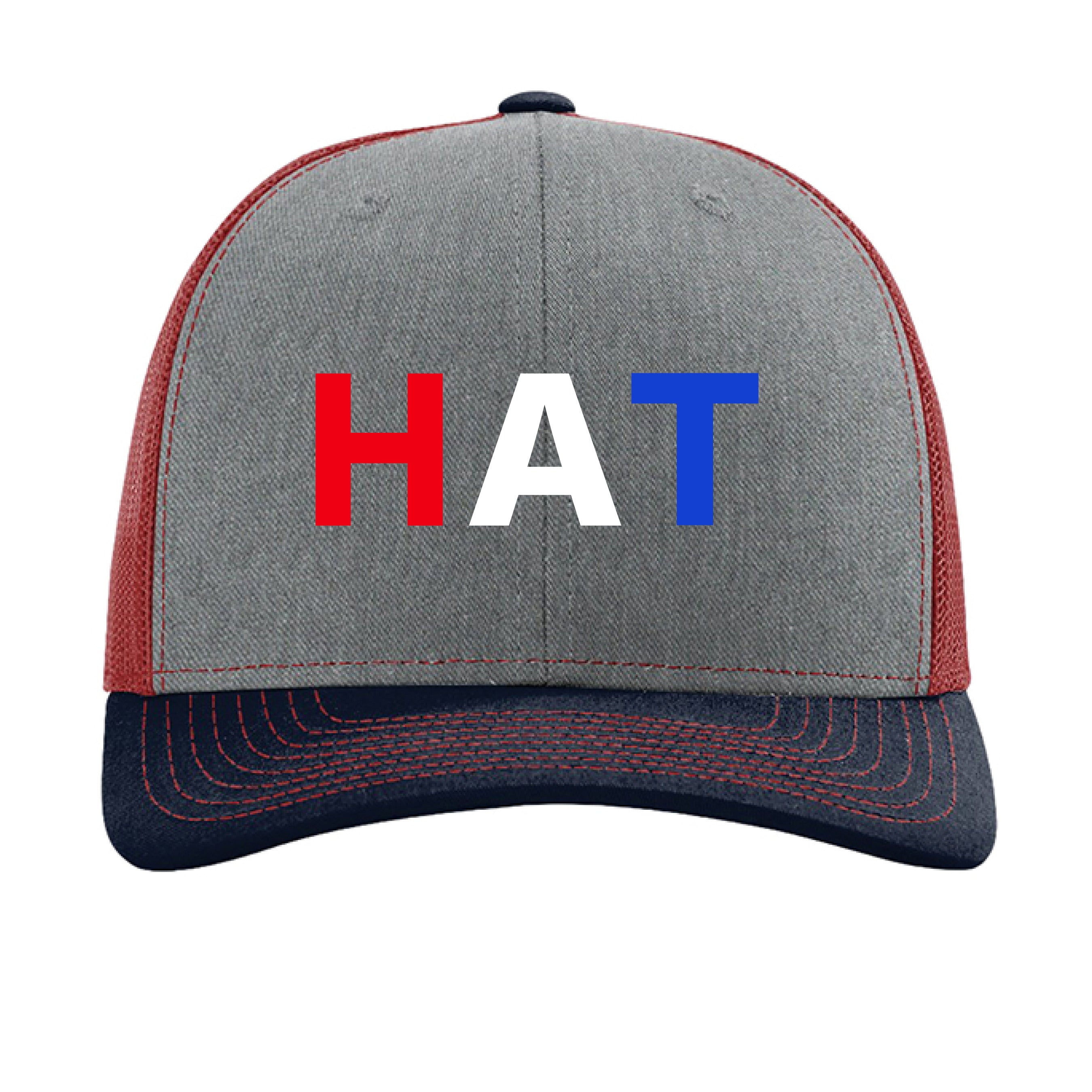 Heather Grey/ Cardinal/ Navy - FRONT