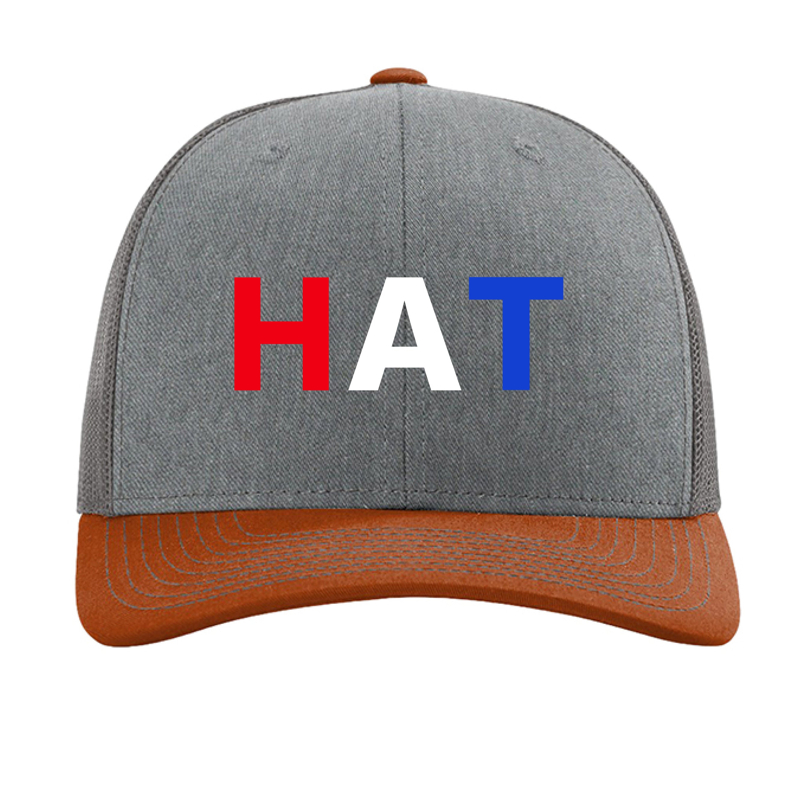 Heather Grey/ Charcoal/ Dark Orange - FRONT