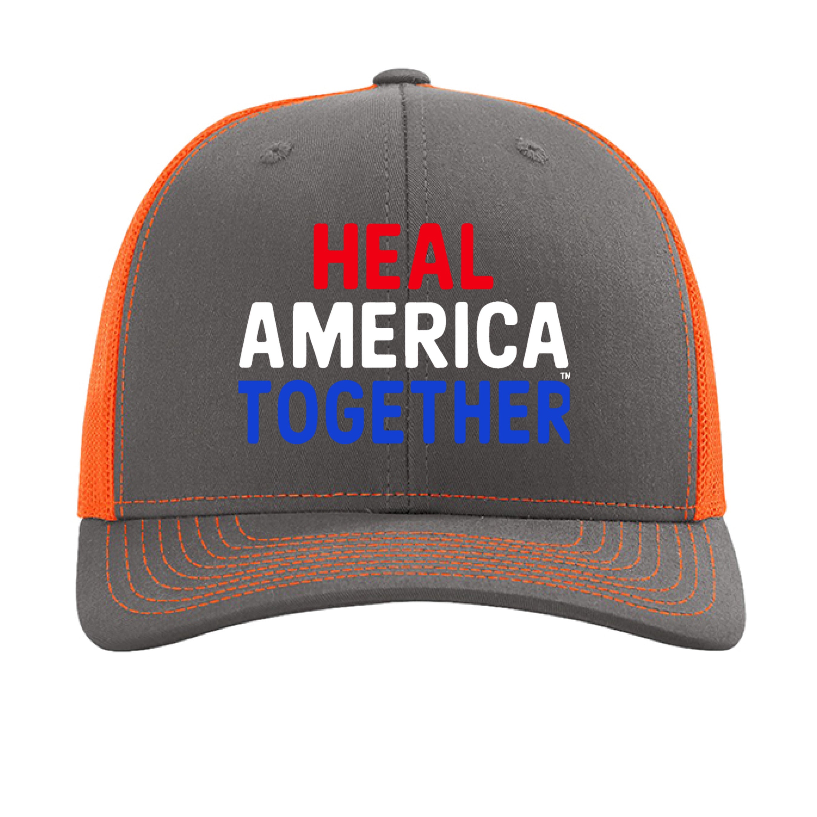 Charcoal/ Neon Orange - FRONT