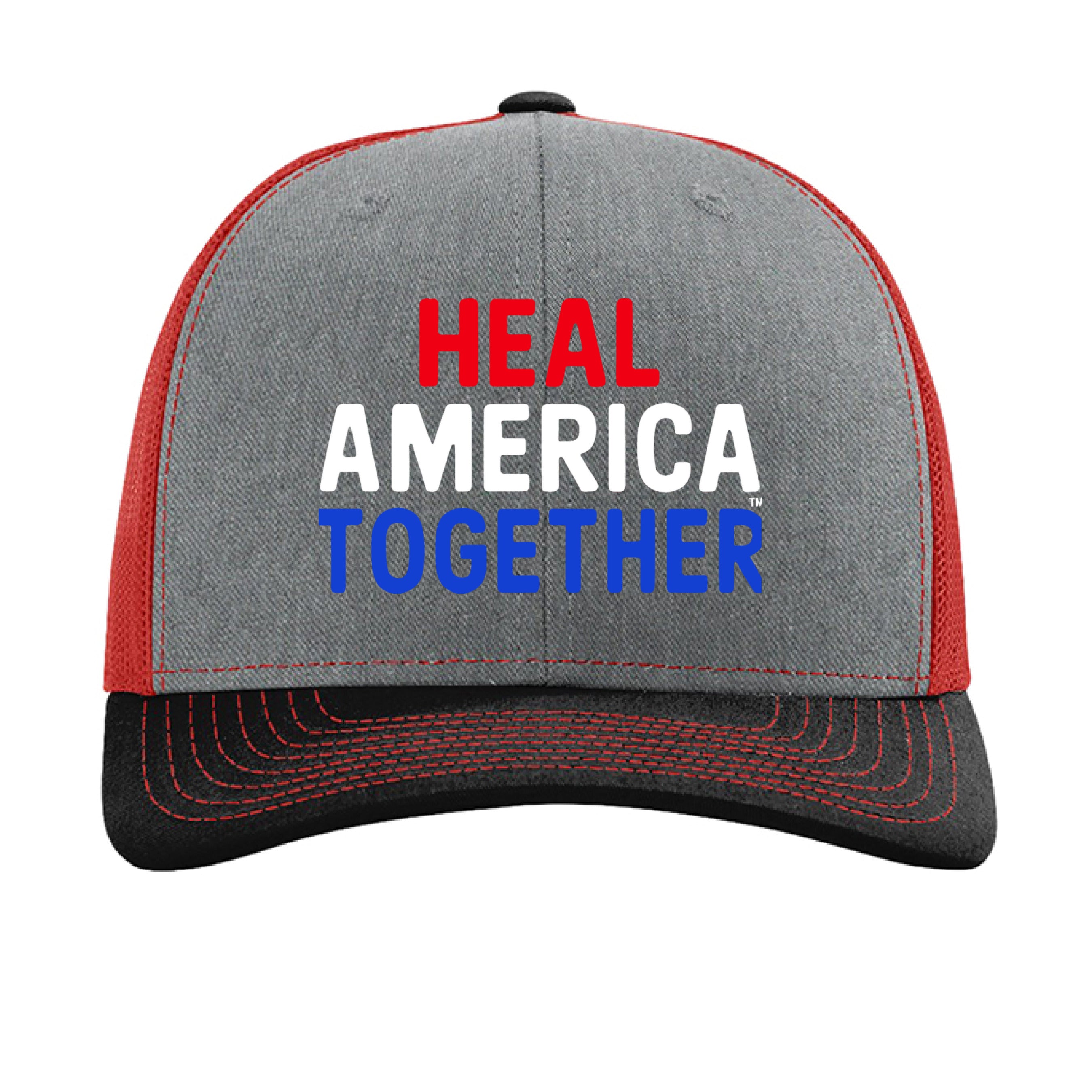 Heather Grey/ Red/ Black - FRONT