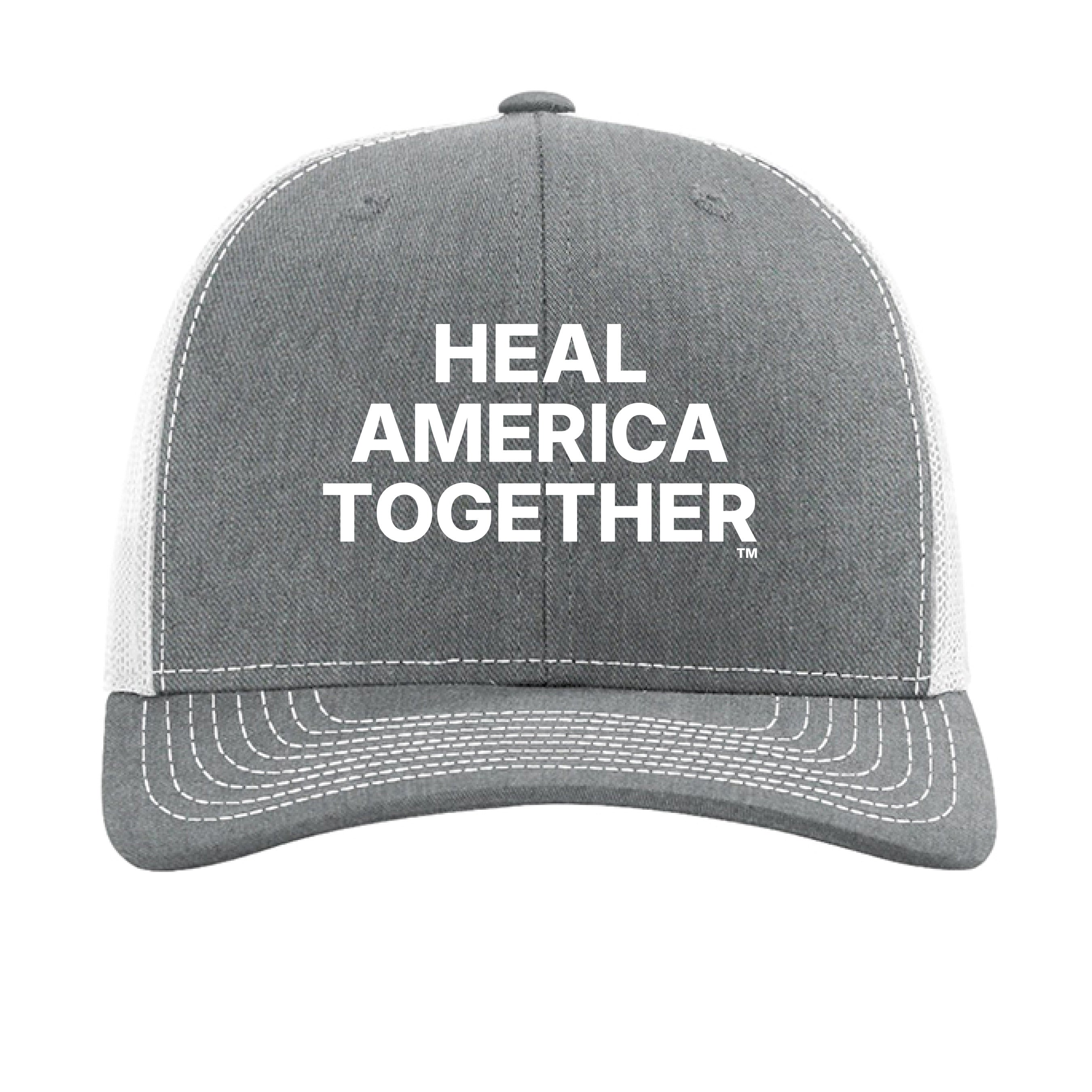 Heather Grey/ White - FRONT