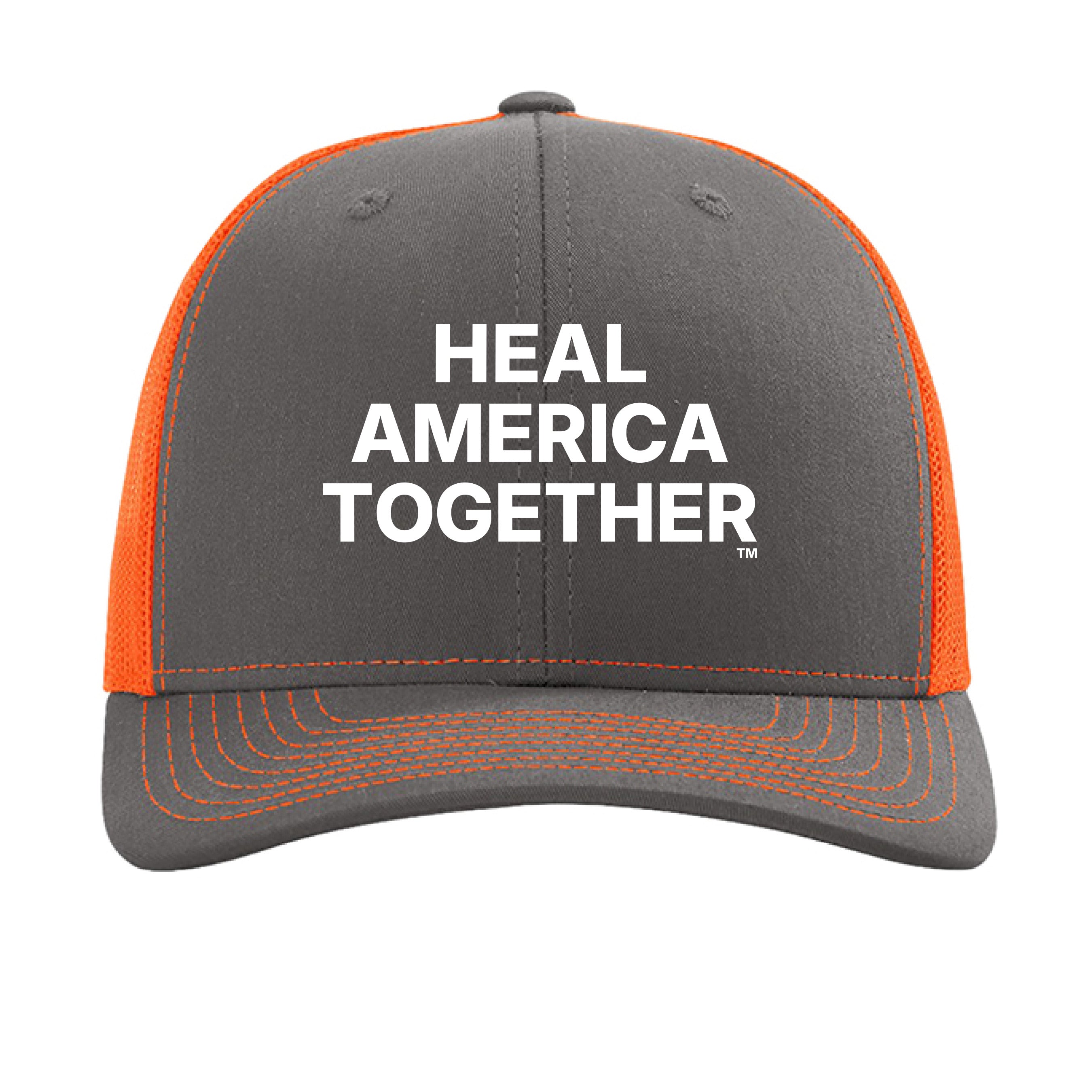 Charcoal/ Neon Orange - FRONT