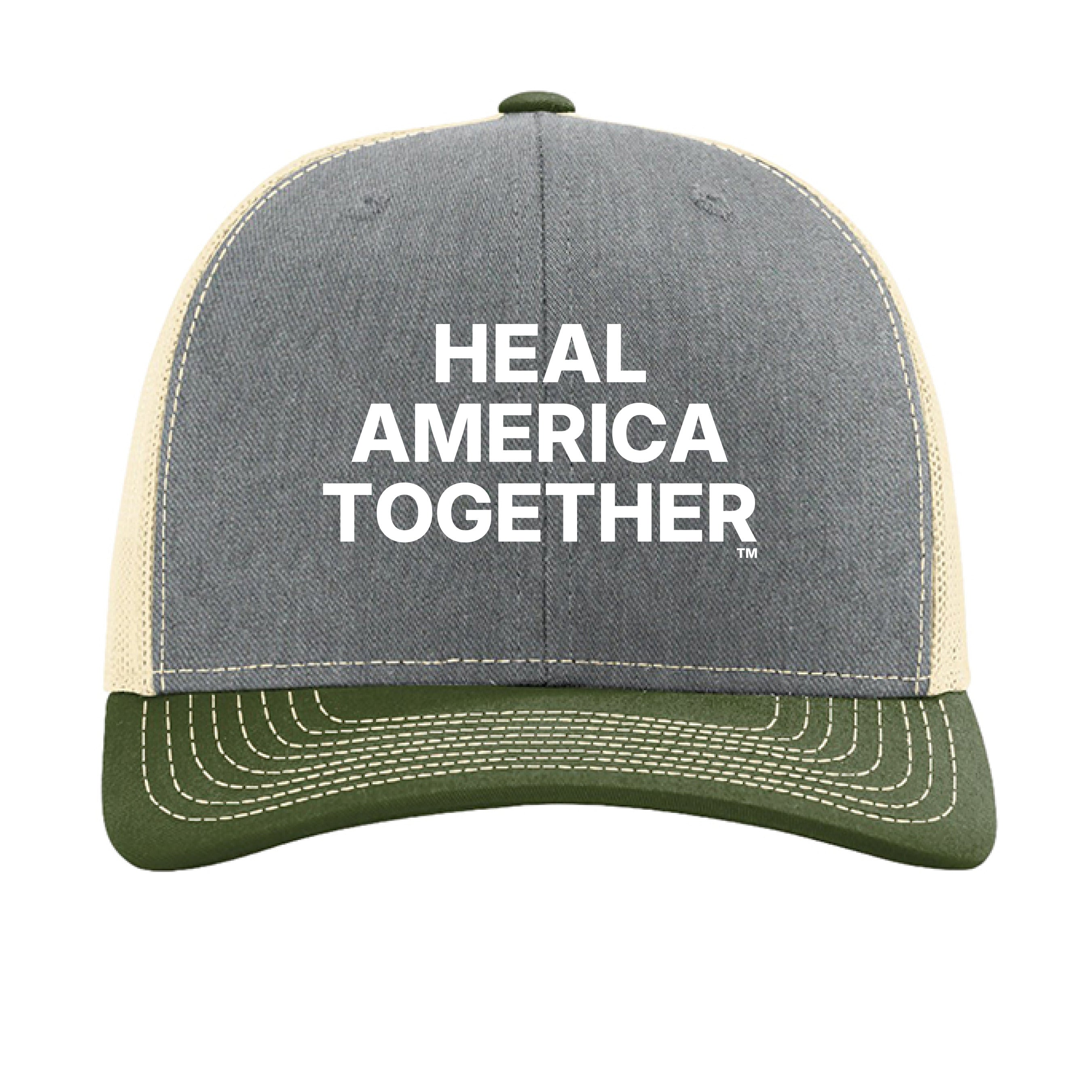 Heather Grey/ Birch/ Army Olive - FRONT